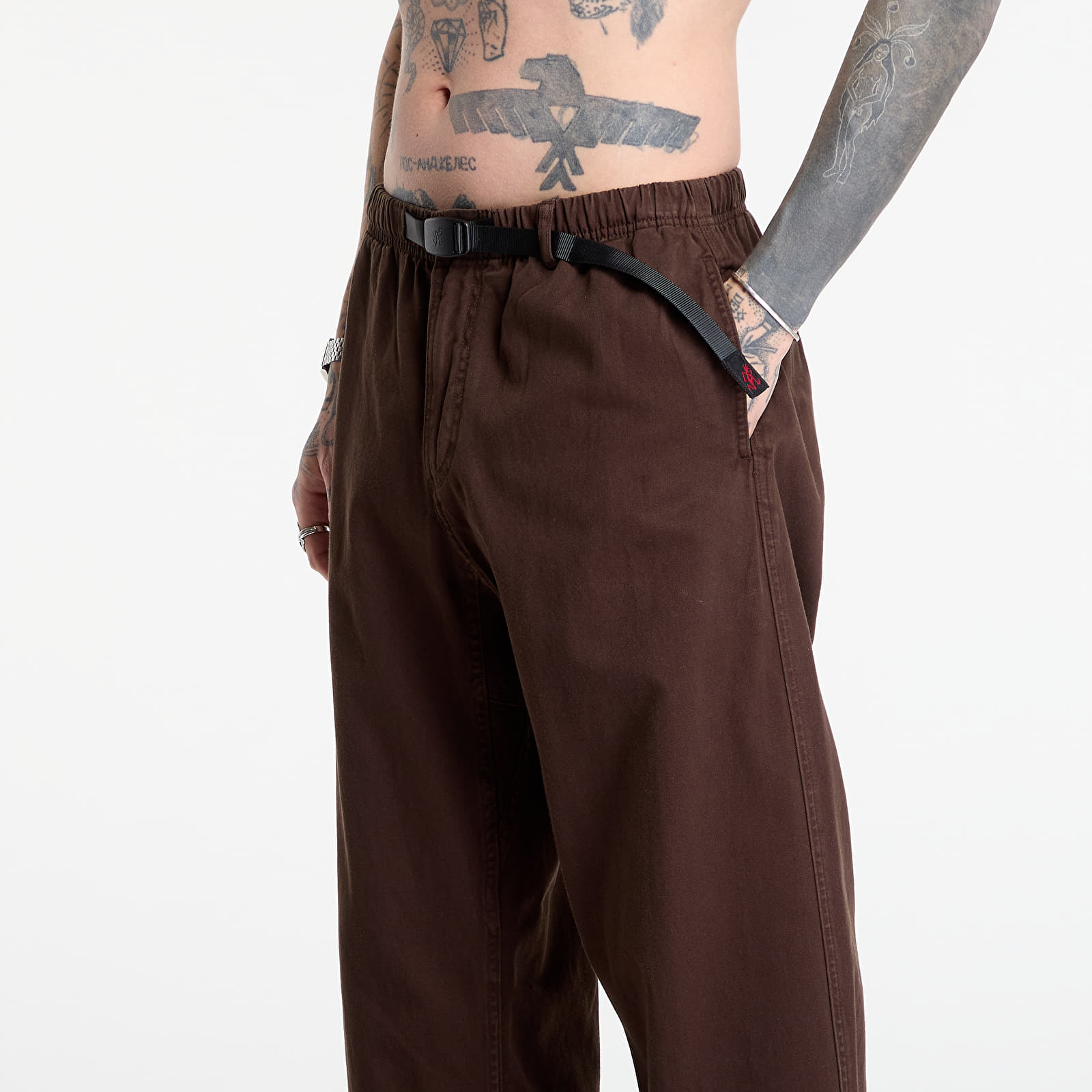 Kavbojke  Gramicci Gramicci Pant Straight Fit Chocolate