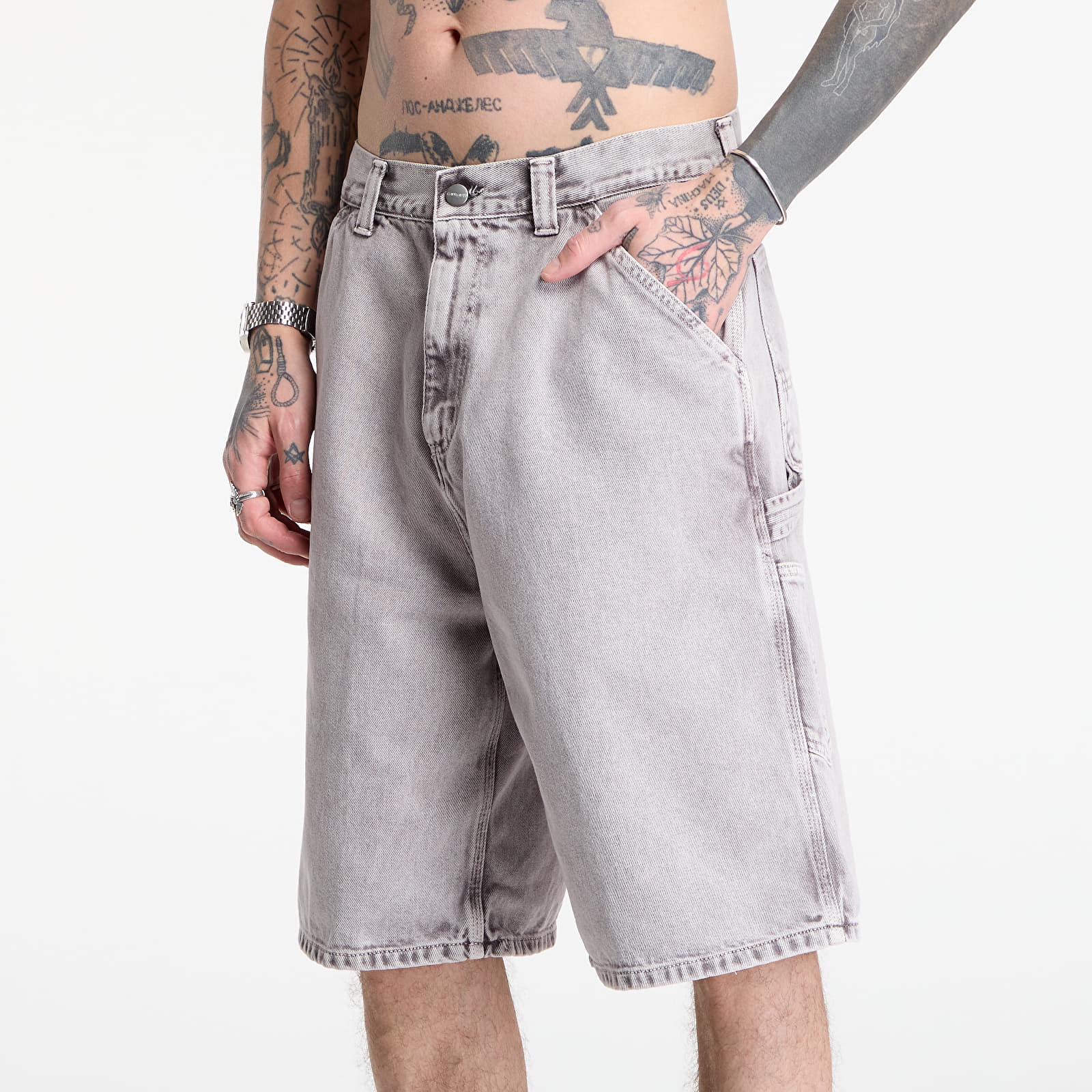 Kratke hlače  Carhartt WIP OG Single Knee Short Shale