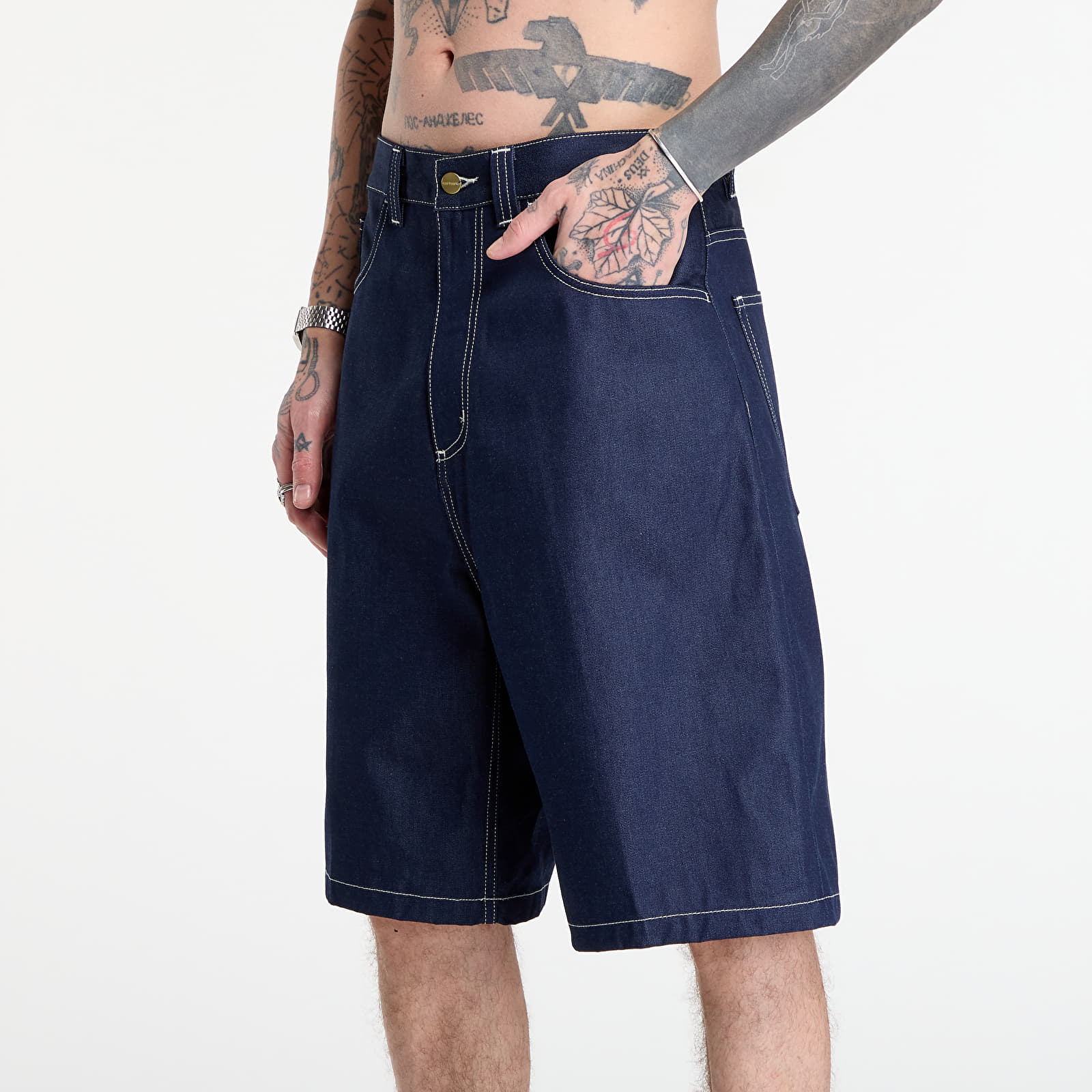 Kratke hlače  Carhartt WIP Brandon Short Blue