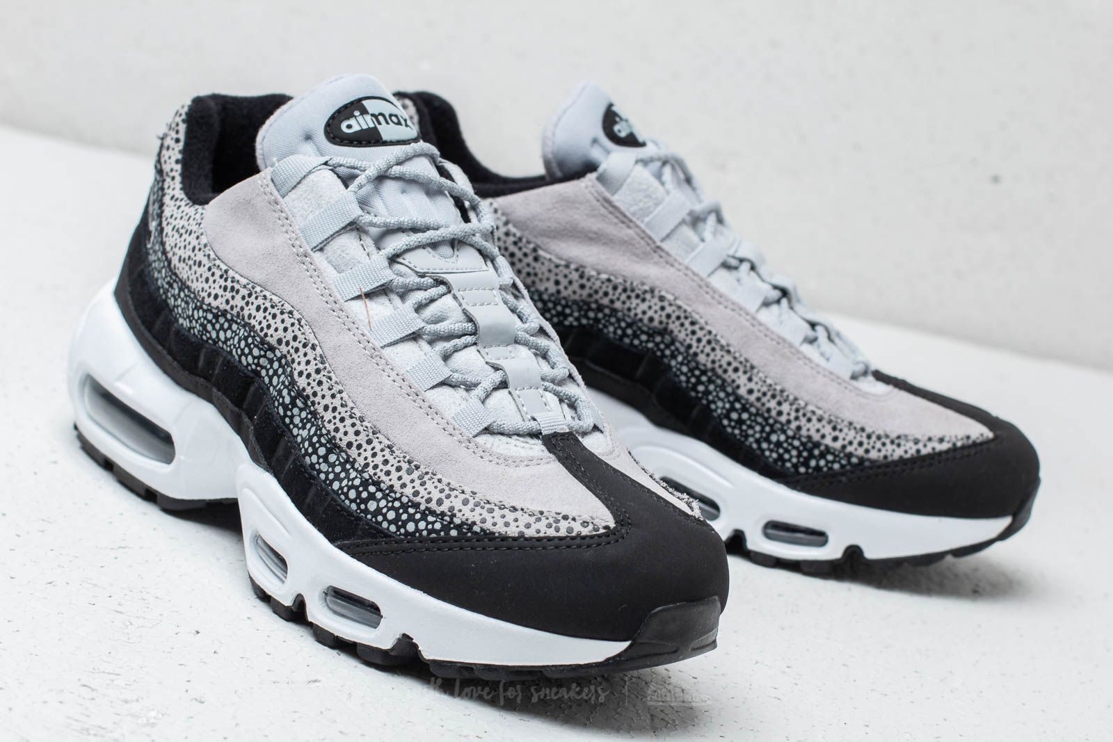 Women s shoes Nike Wmns Air Max 95 Premium Black Black Wolf Grey White Footshop