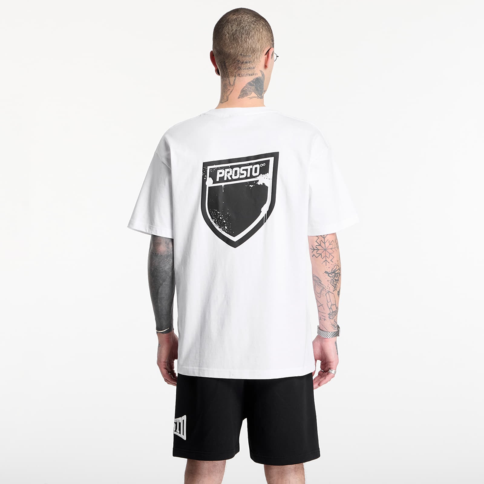 T-shirts Prosto T-shirt Splash Shield White