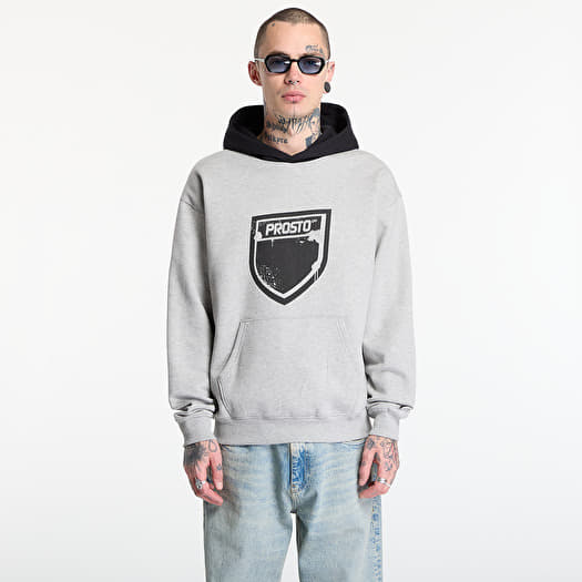 Sweatshirt Prosto Hoodie Splash Shield Gray