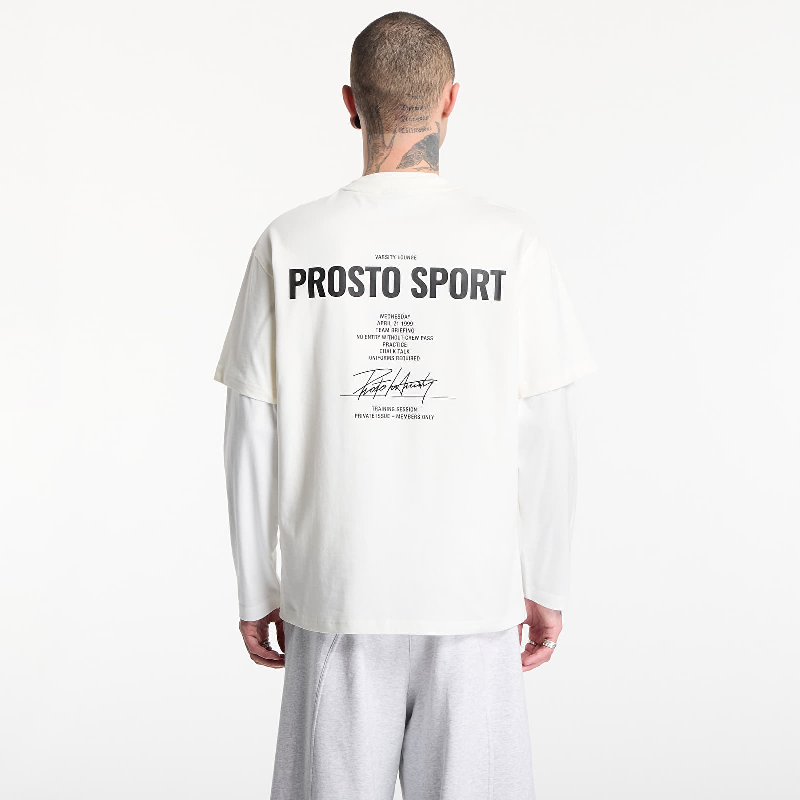 T-shirts Prosto T-shirt Club White