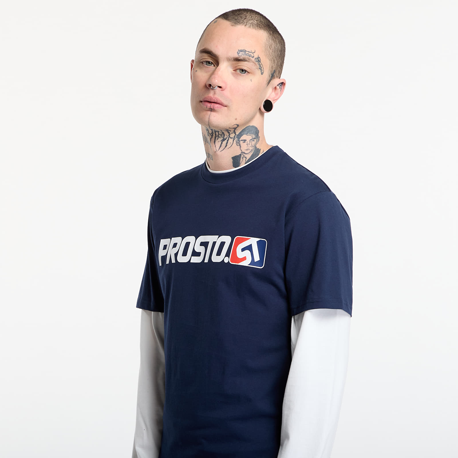 Tričká Prosto T-shirt ST Navy