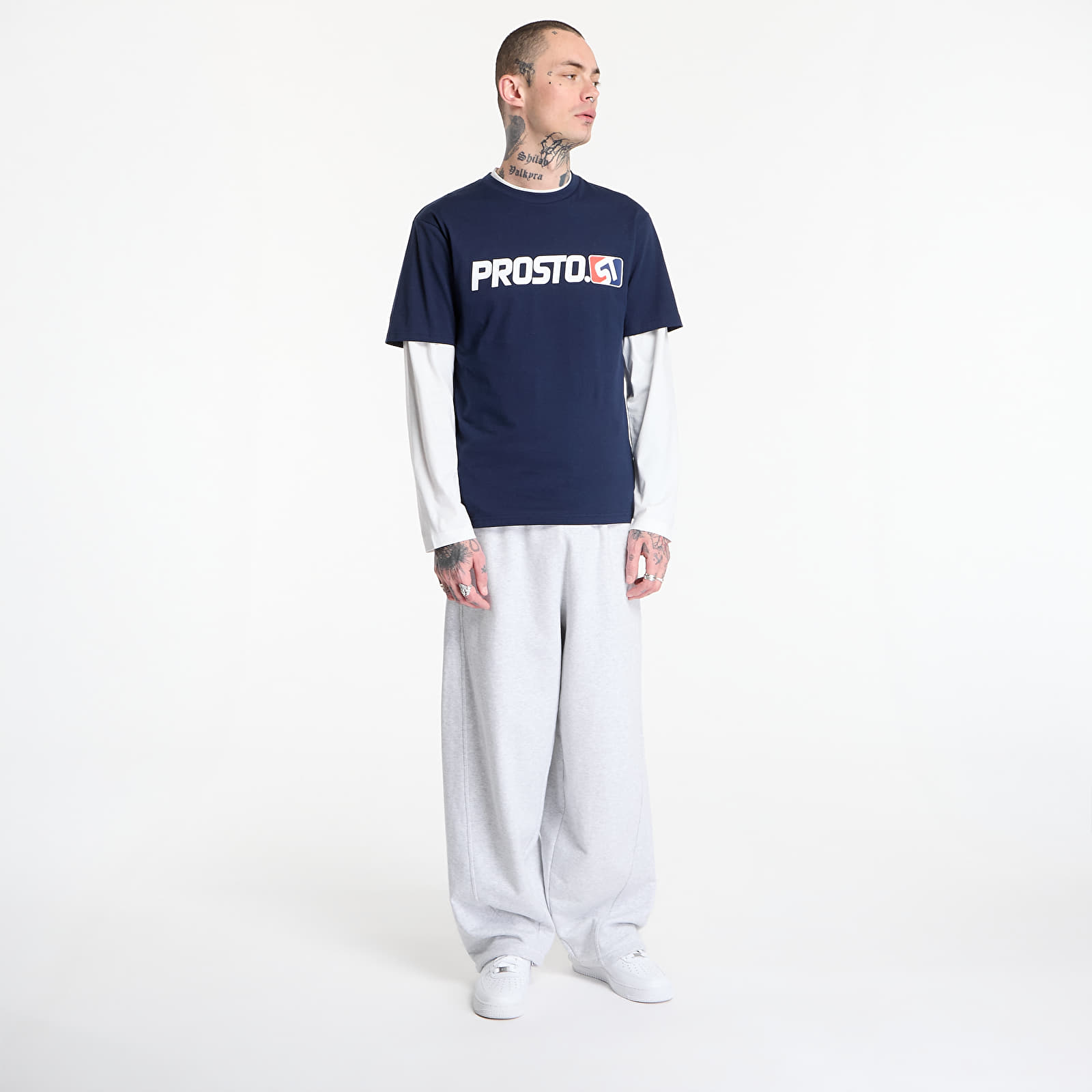 Tričká Prosto T-shirt ST Navy