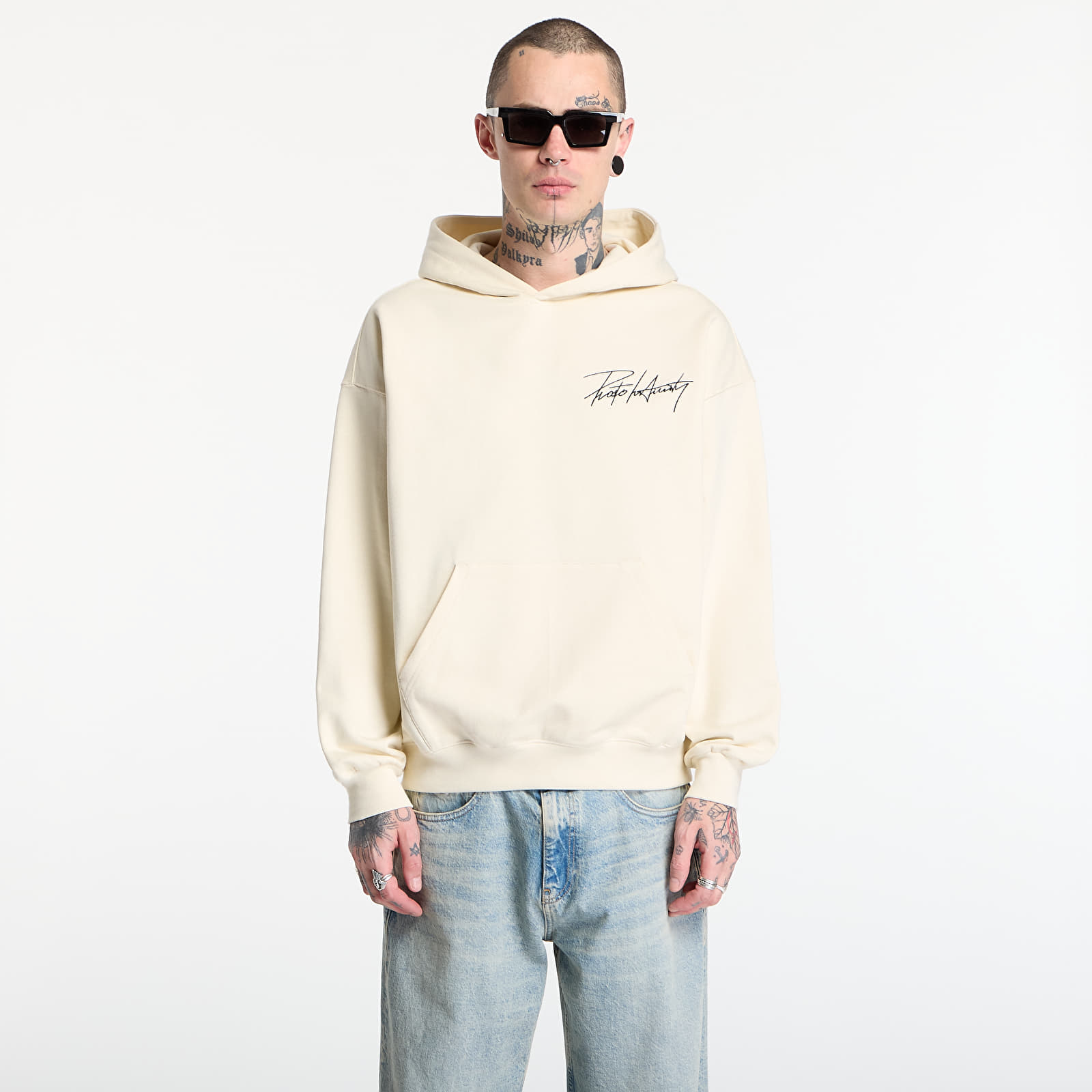 Hoodies and sweatshirts  Prosto Hoodie Club White