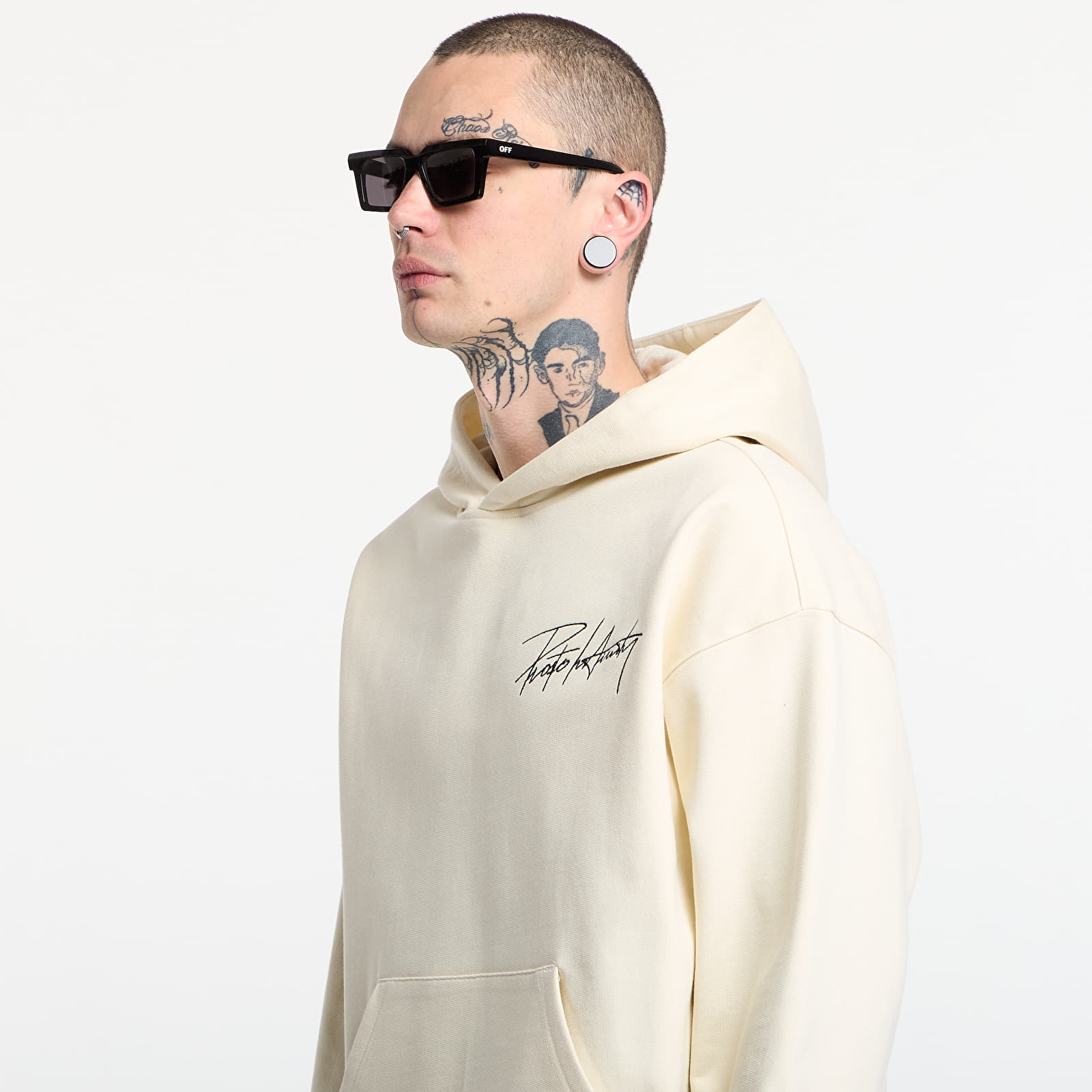 Hoodies and sweatshirts  Prosto Hoodie Club White