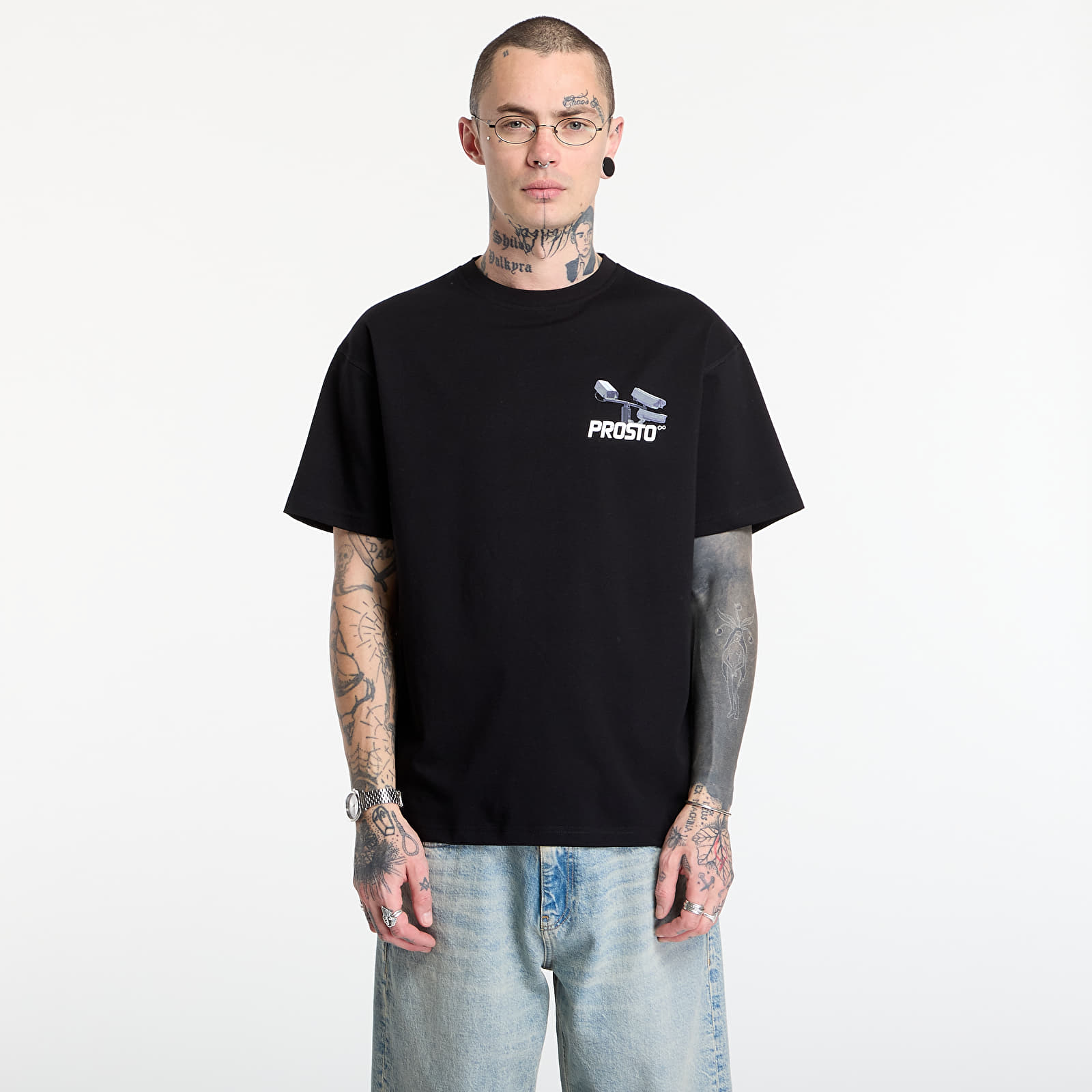 T-shirts Prosto T-shirt CC TV Black
