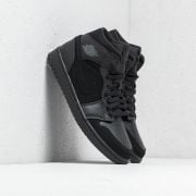 Air Jordan 1 Mid Black/ Dark Smoke Grey-Black
