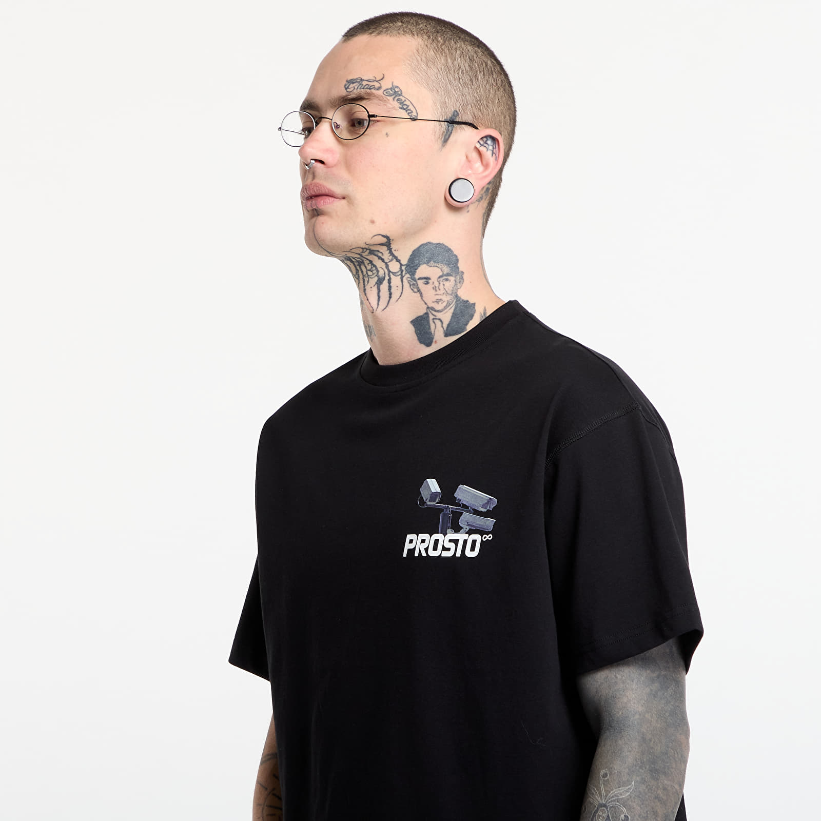 T-shirts Prosto T-shirt CC TV Black