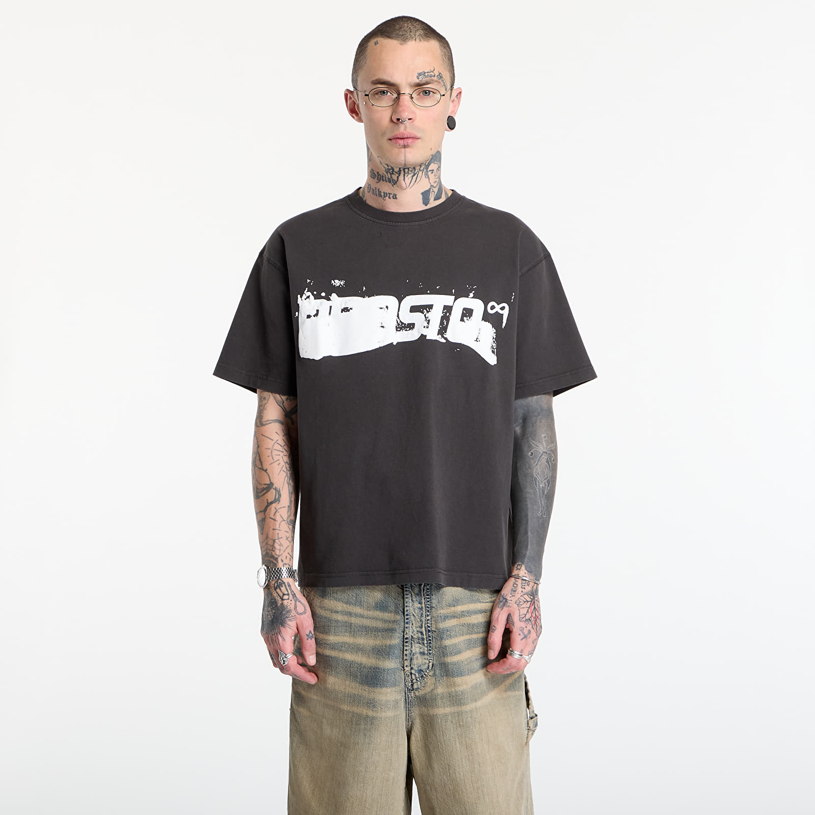 T-shirts Prosto T-shirt Splash Black
