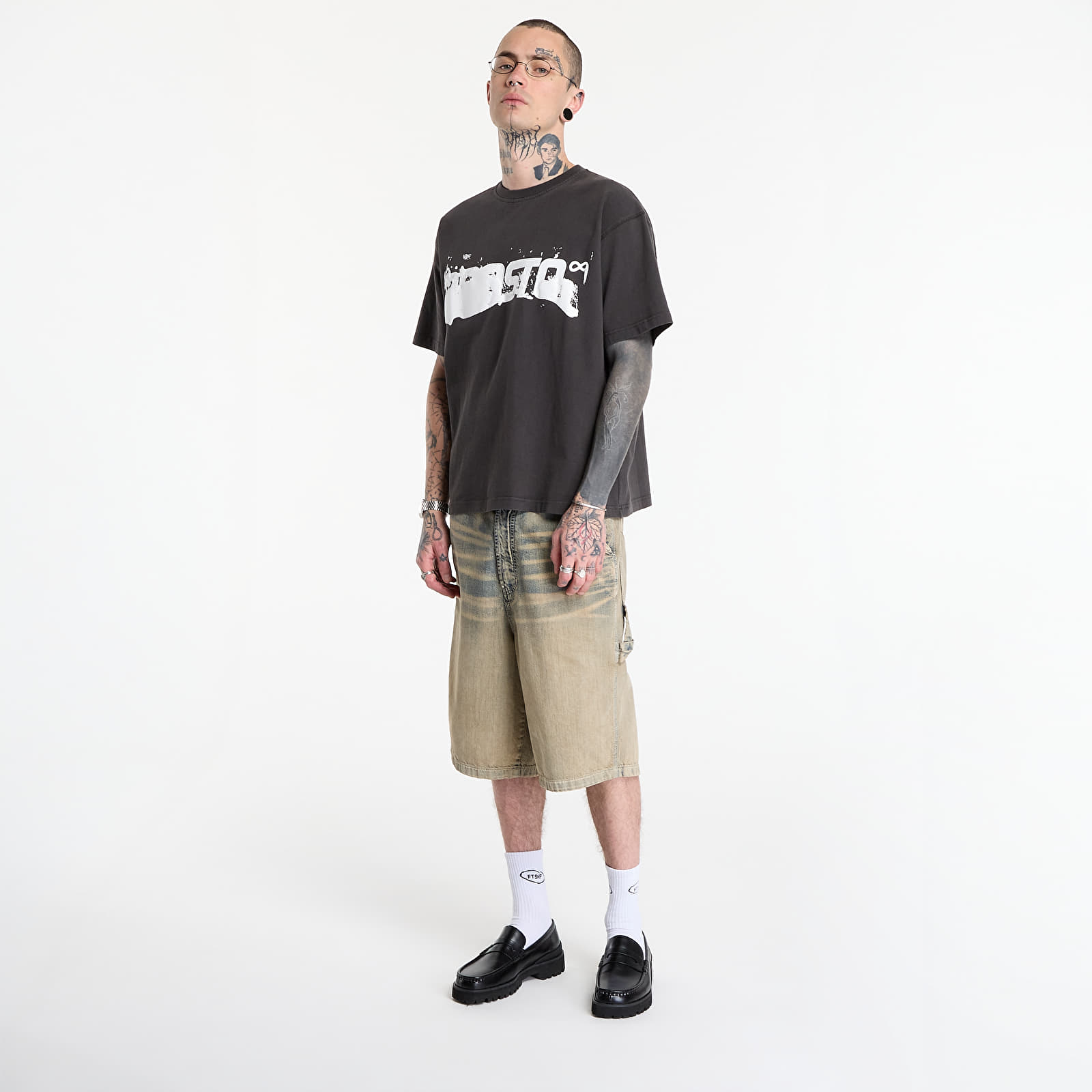 T-shirts Prosto T-shirt Splash Black