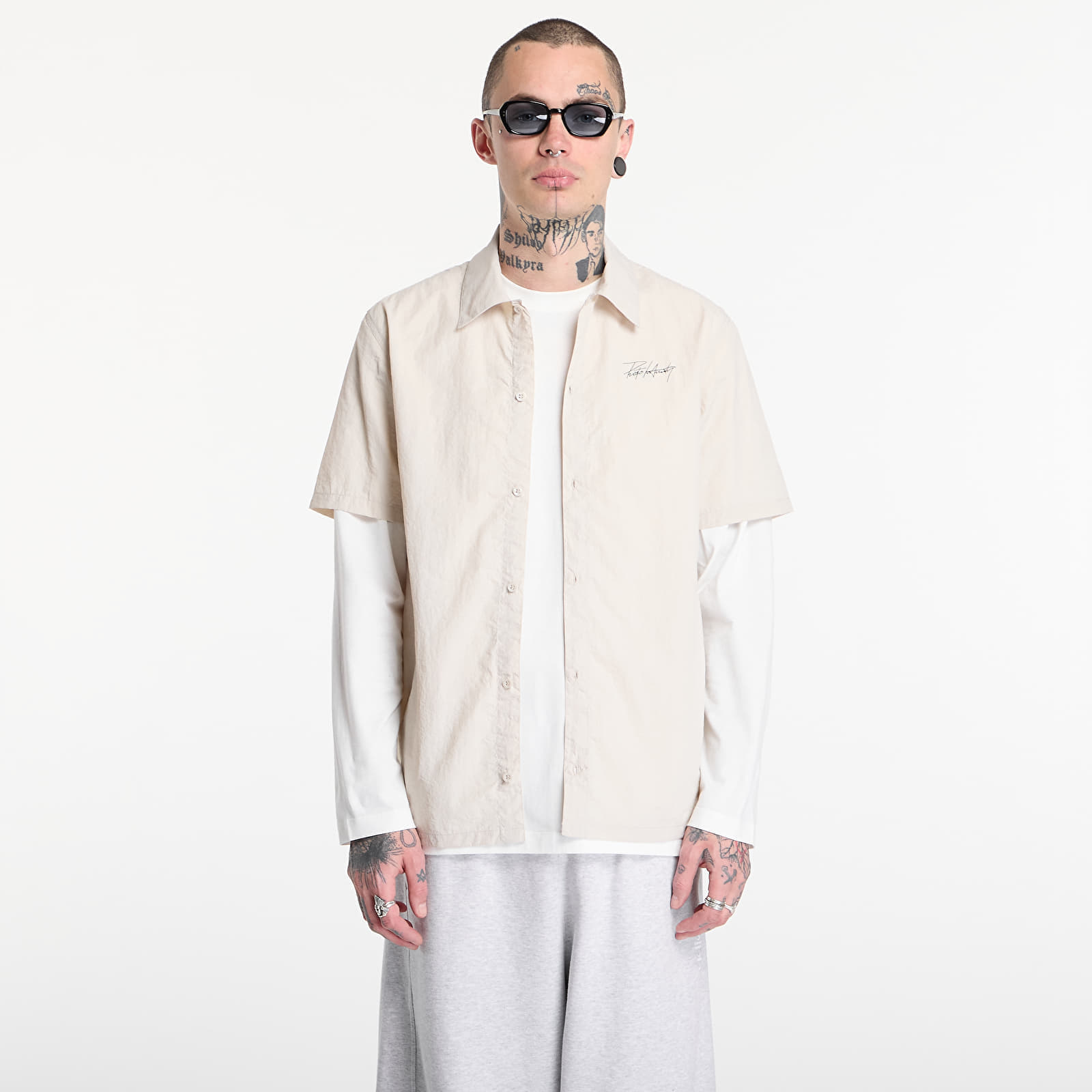 Levně Košile Prosto Shirt Prosto Sport Beige L