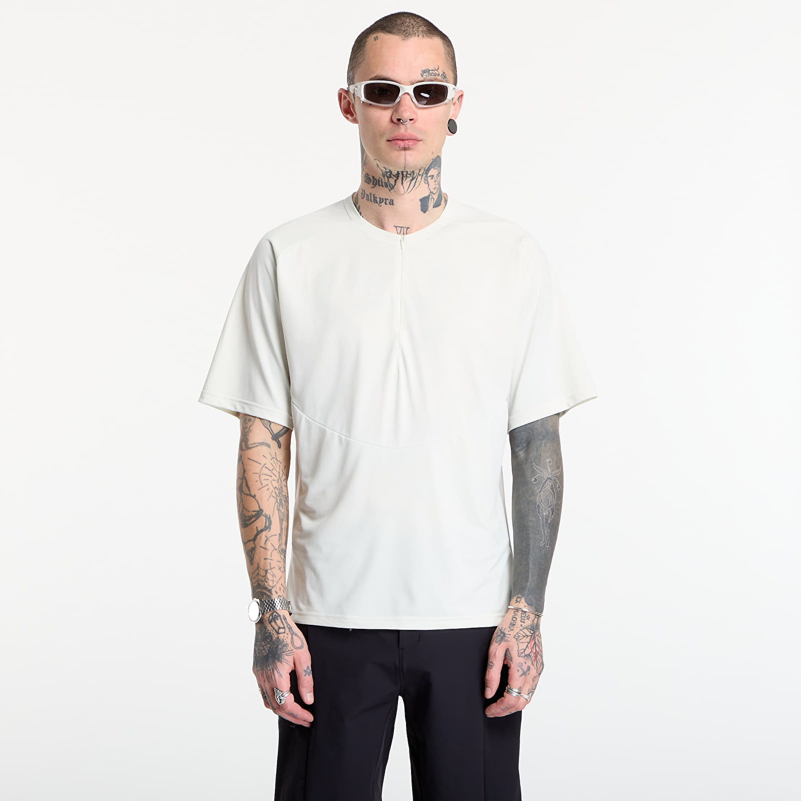 Koszulki Hiking Patrol x Mammut Light FL Half Zip T-Shirt Sage Frost/ Willow Whisper