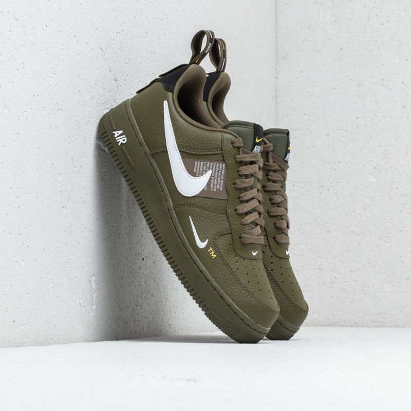 Nike Air Force 1 '07 LV8 Utility Olive Canvas/ White-Black | Footshop