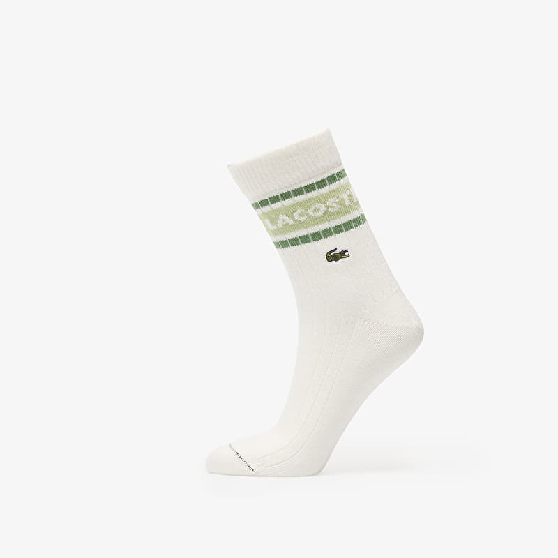 Носки LACOSTE Socks Flour/ Birch-Lamb'S Lettuce