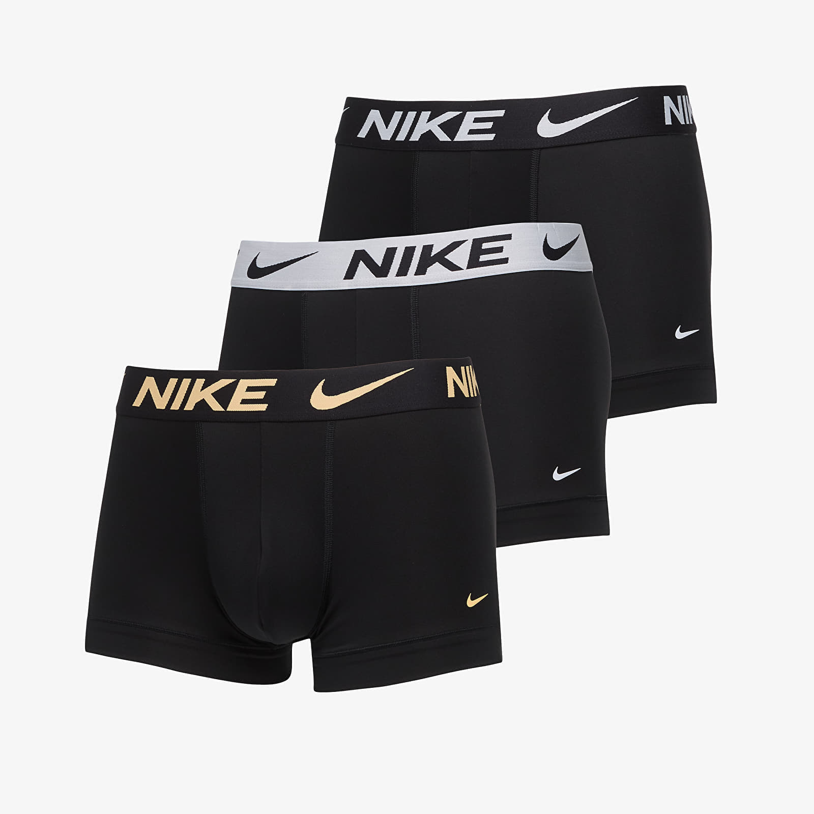 Levně Trenky Nike Trunk 3-Pack Black M