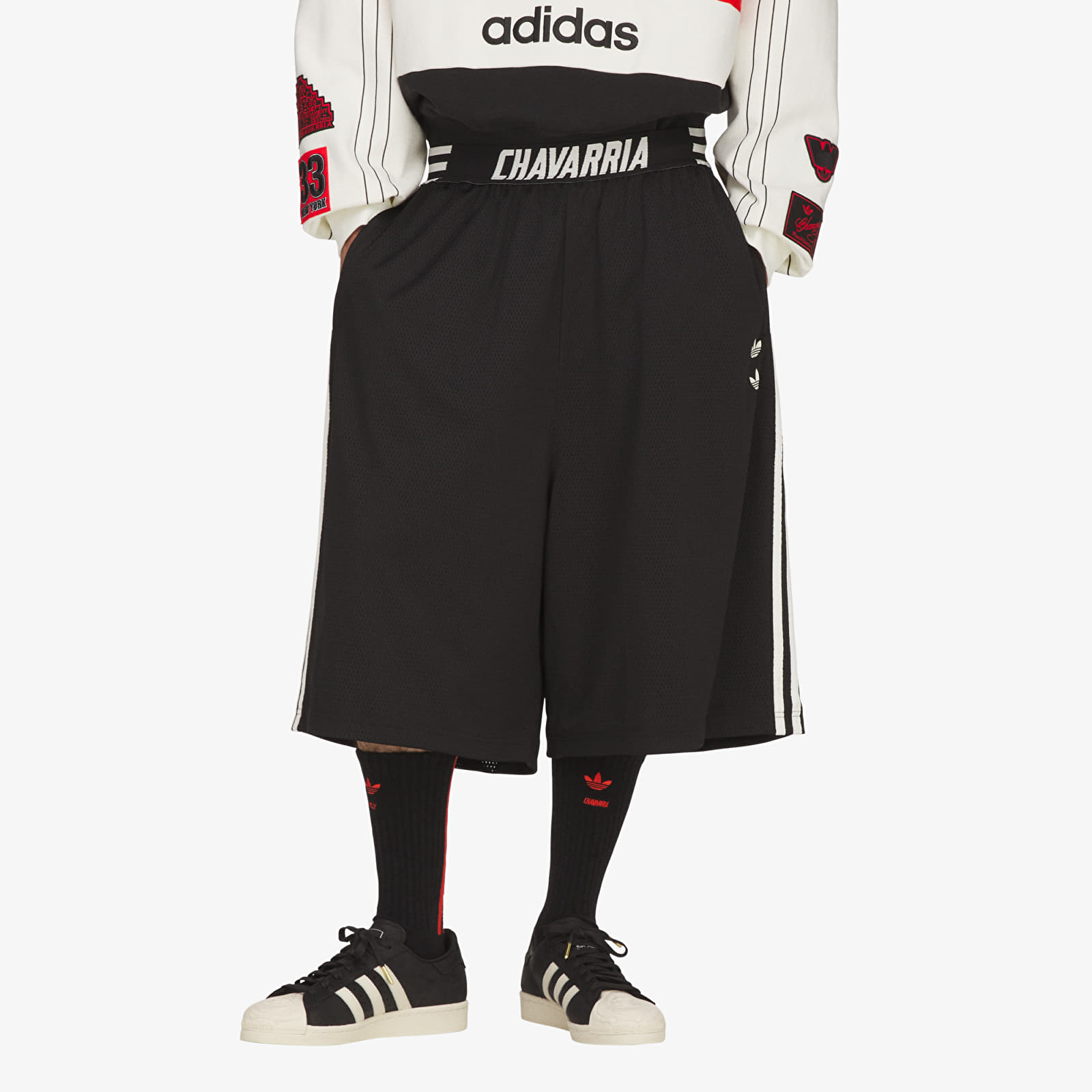 Kurzhosen adidas x Willy Chavarria Mesh Short Black