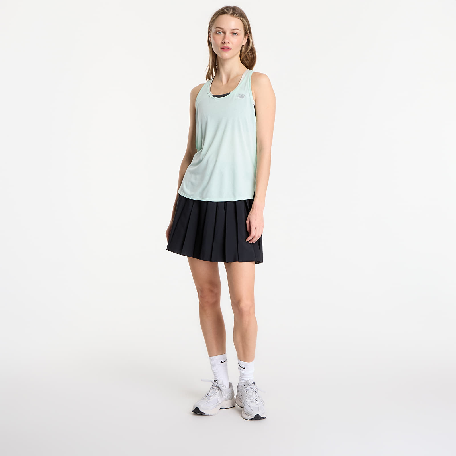 Brezrokavniki New Balance Athletics Tank Cosmic Jade Heather