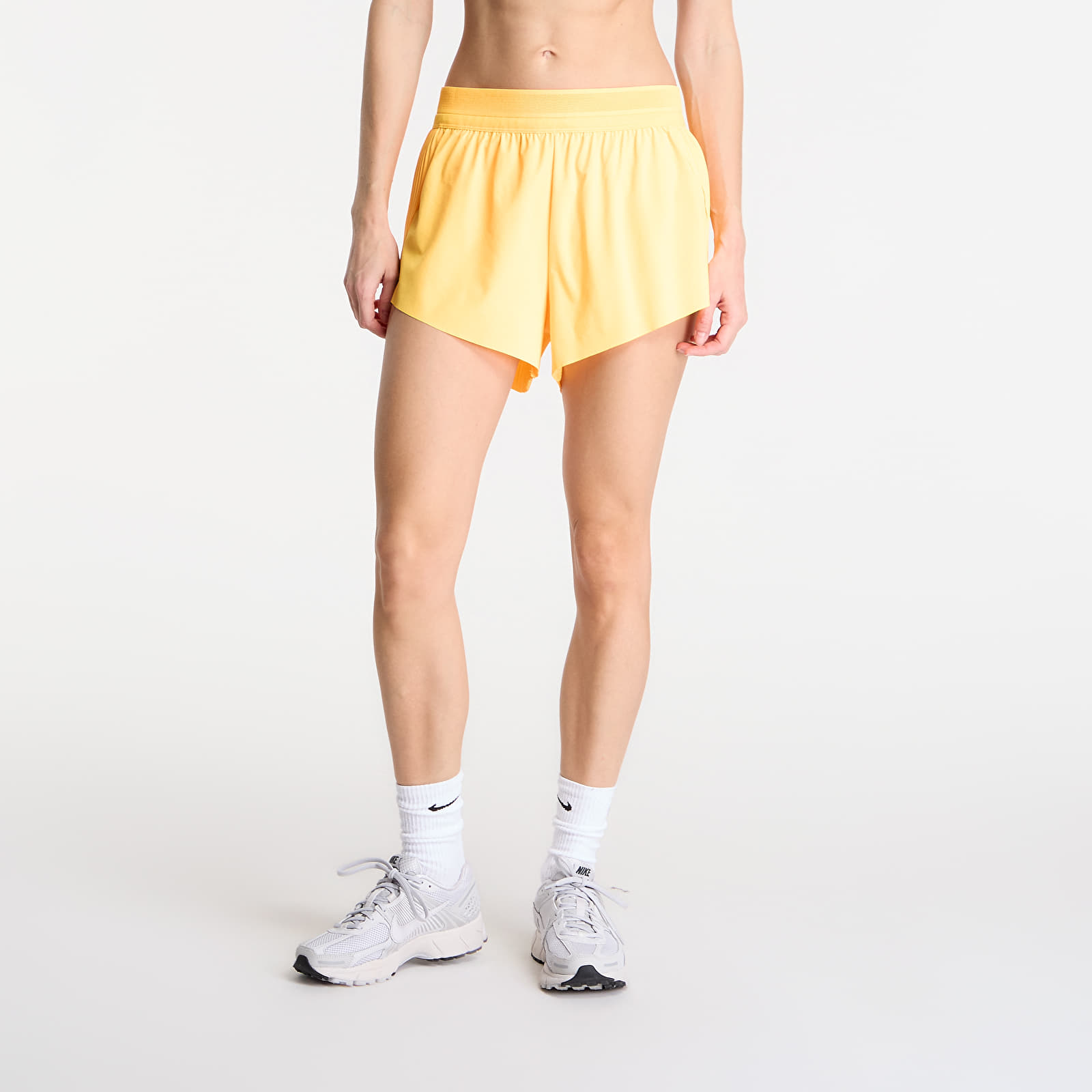 Kraťasy Nike AeroSwift Women's Dri-FIT ADV Mid-Rise 3" Brief-Lined Running Shorts Laser Orange/ Black/ White/ Black
