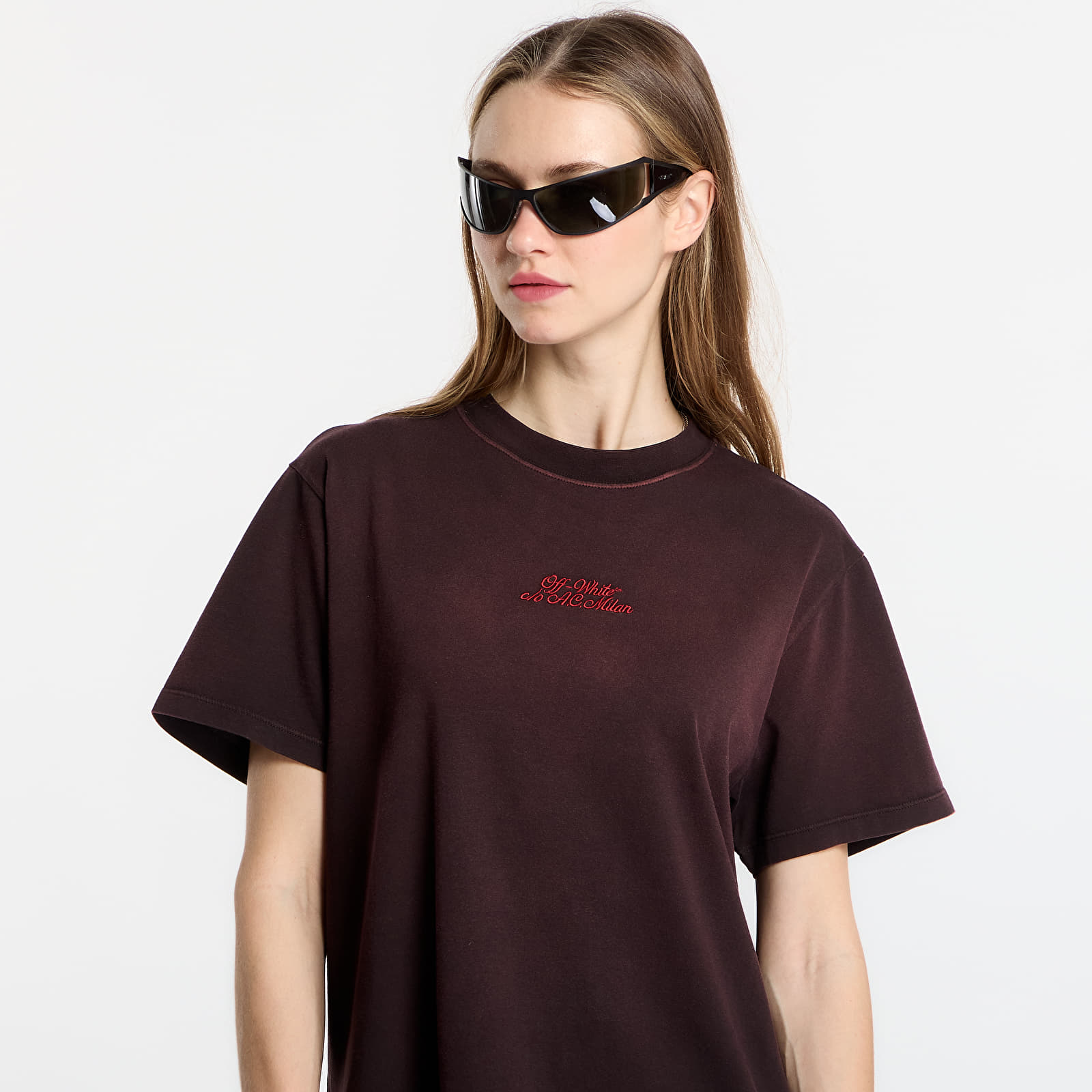 Тениски Off-White x AC Milan S/S Slim Tee UNISEX Black/ Red