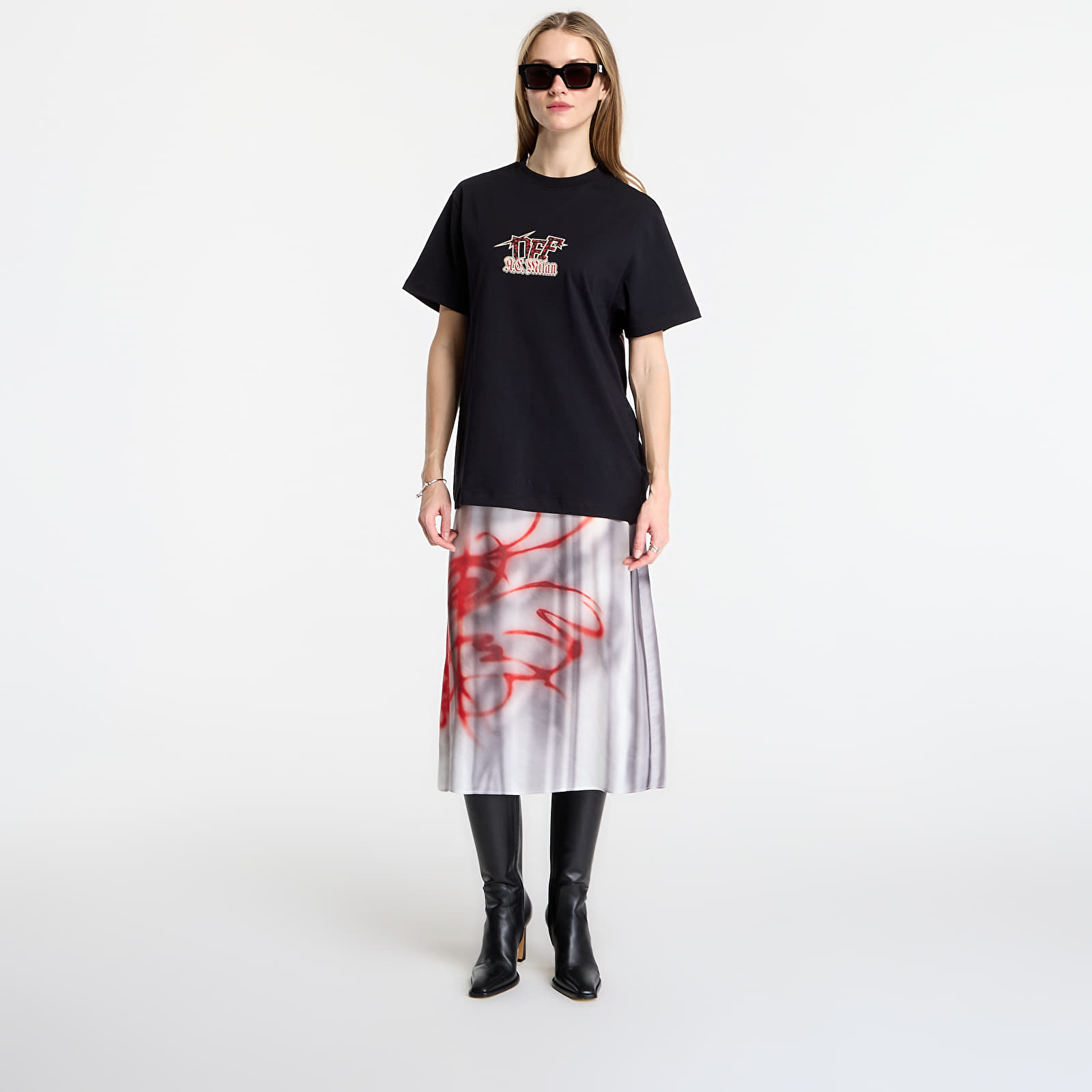 Тениски Off-White x AC Milan Arrow S/S Slim Tee UNISEX Black/ Red