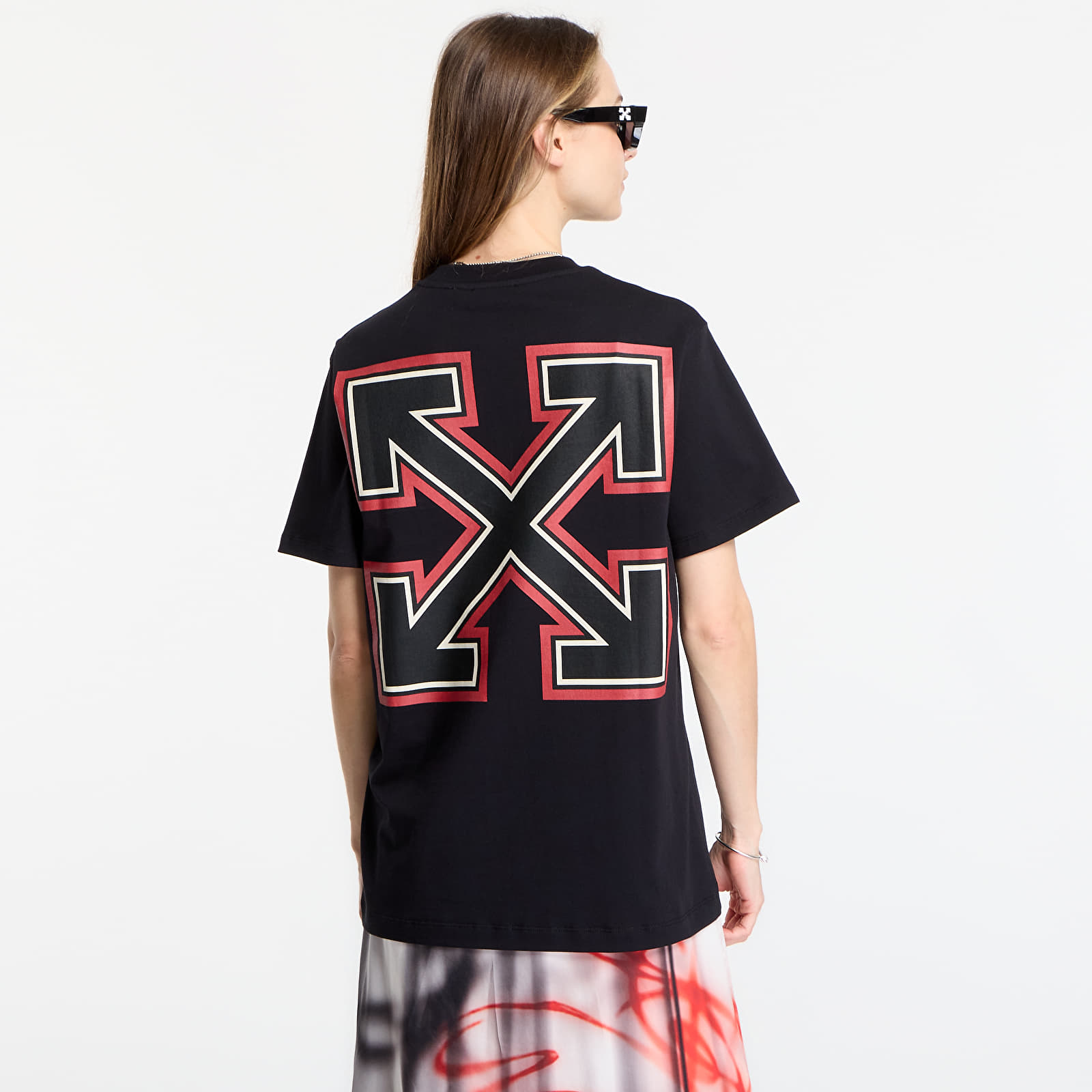 Тениски Off-White x AC Milan Arrow S/S Slim Tee UNISEX Black/ Red