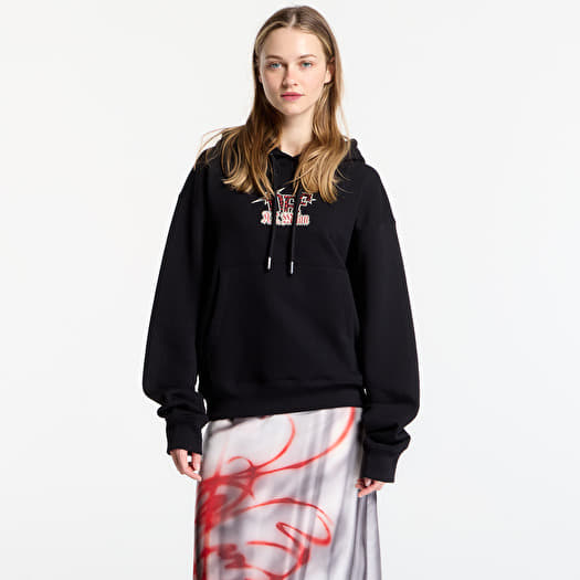 Sweatshirt Off-White x AC Milan Arrow Regular Hoodie UNISEX Black/ Red