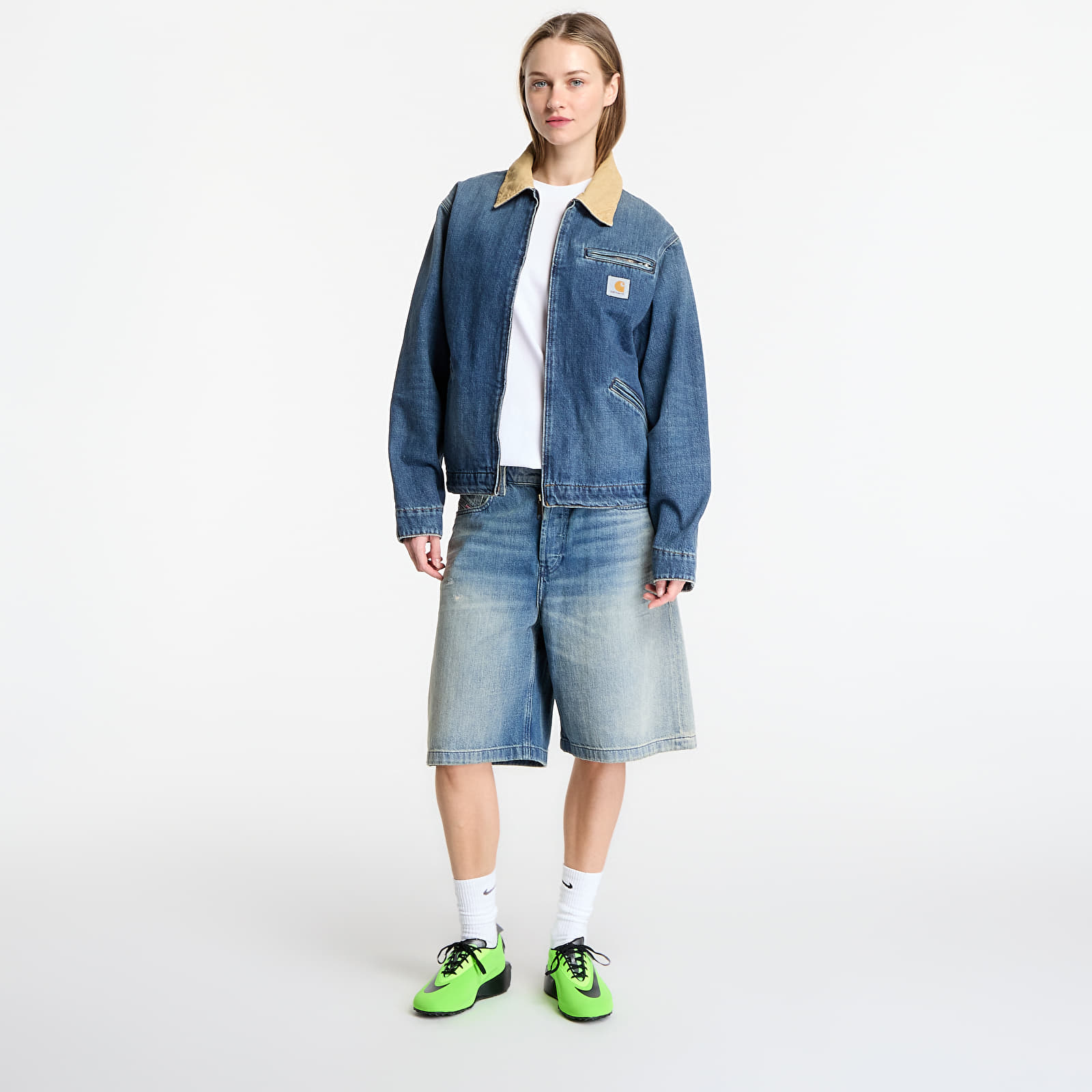 Jacken Carhartt WIP OG Detroit Jacket UNISEX Blue/ Dusty H Brown