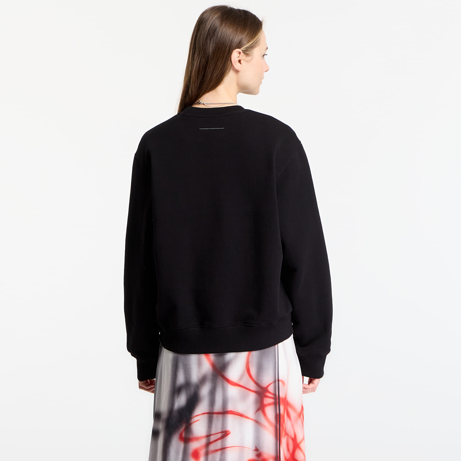 Hoodies and sweatshirts  MM6 Signature Jersey Sweatshirt Black