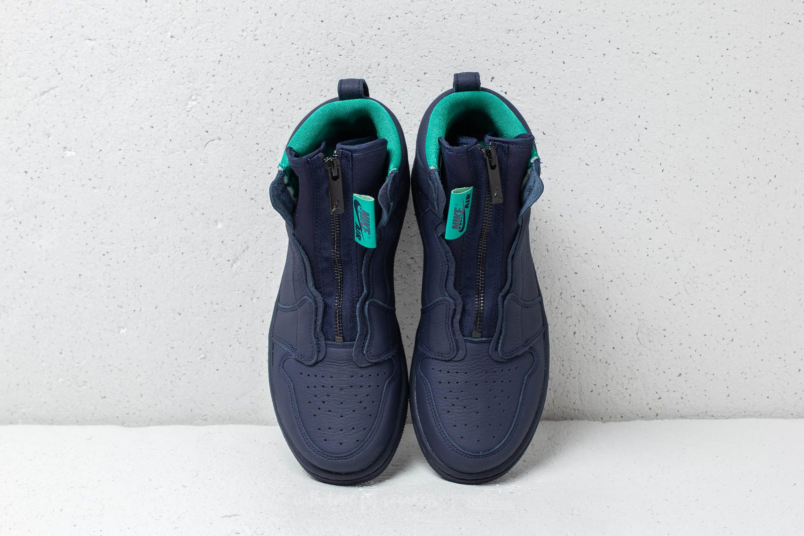Scarpe donna Air Jordan 1 High Zip Wmns Blackened Blue/ Neptune Green