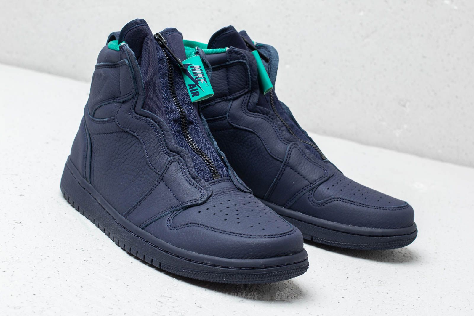 Scarpe donna Air Jordan 1 High Zip Wmns Blackened Blue/ Neptune Green