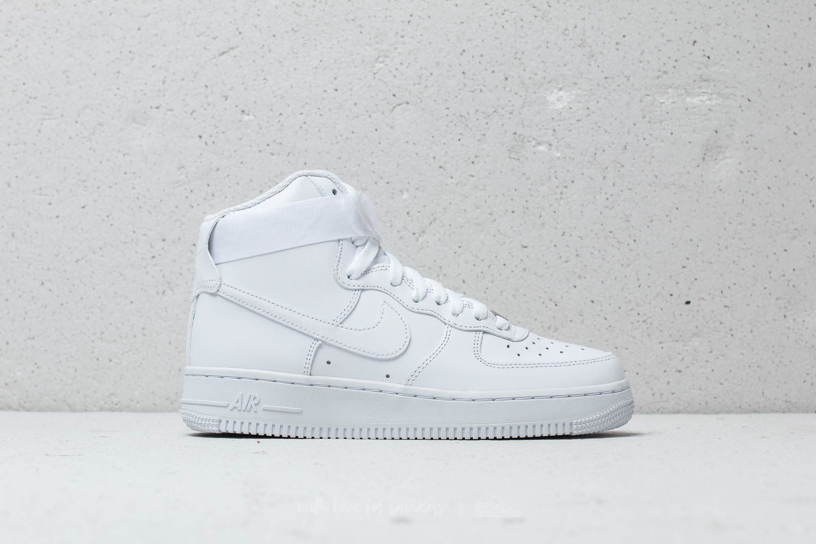All white nike high tops top
