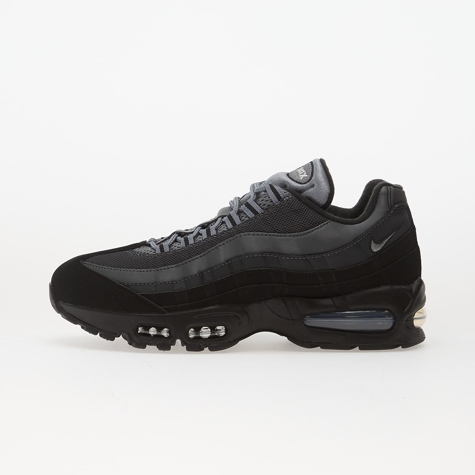 Sapatos de homem Nike Air Max 95 Big Bubble Black/ Metallic Silver-Lime Blast