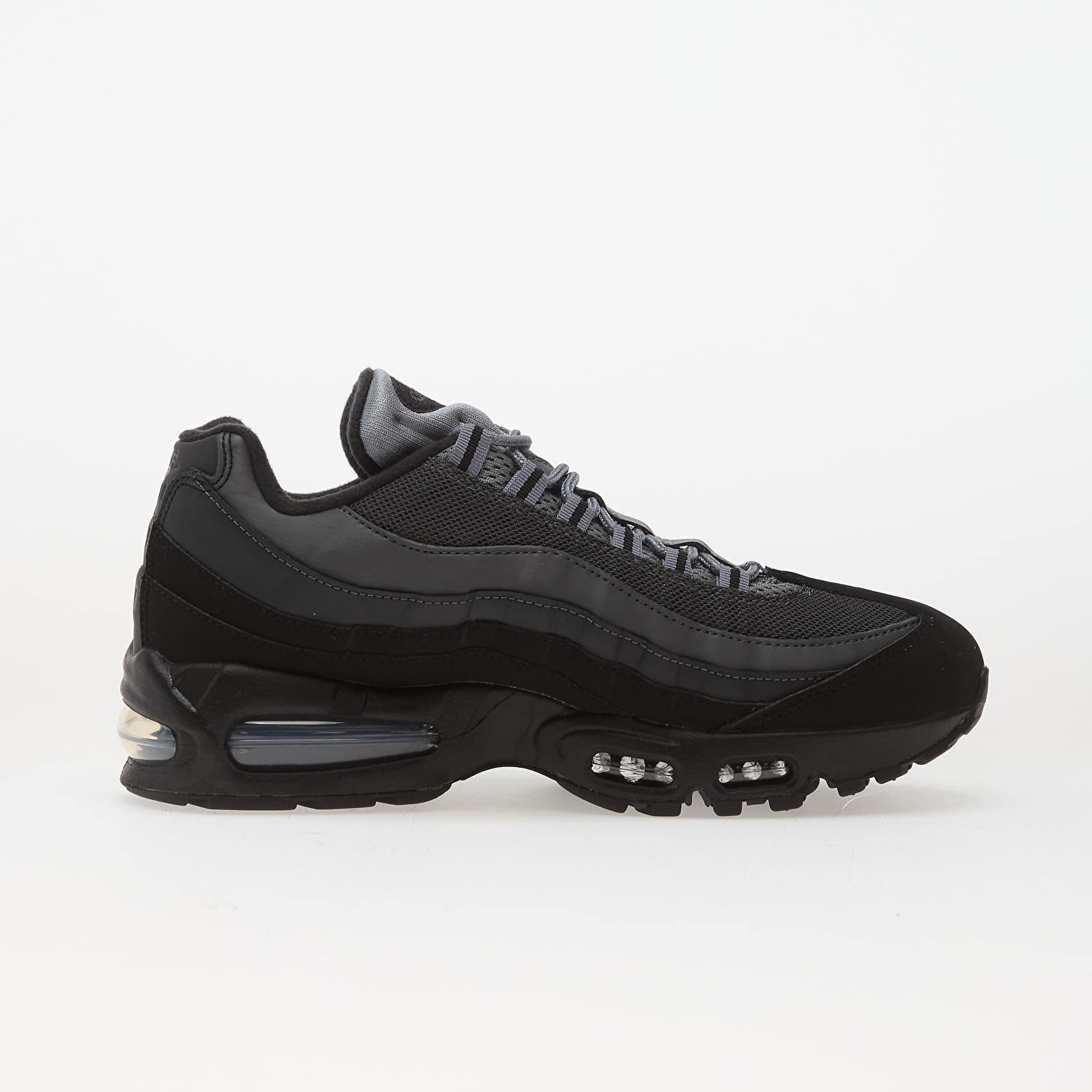 Sapatos de homem Nike Air Max 95 Big Bubble Black/ Metallic Silver-Lime Blast
