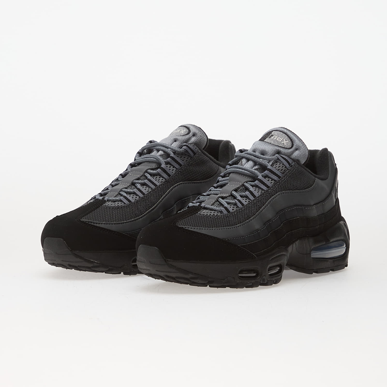 Sapatos de homem Nike Air Max 95 Big Bubble Black/ Metallic Silver-Lime Blast