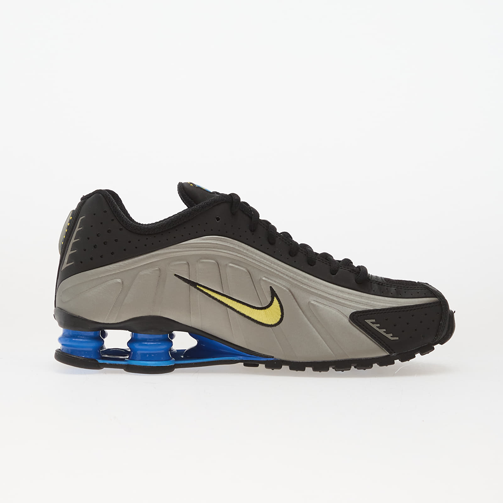 Chaussures et baskets homme Nike Shox R4 Black/ Canary-Mtlc Pewter-Lt Photo Blue