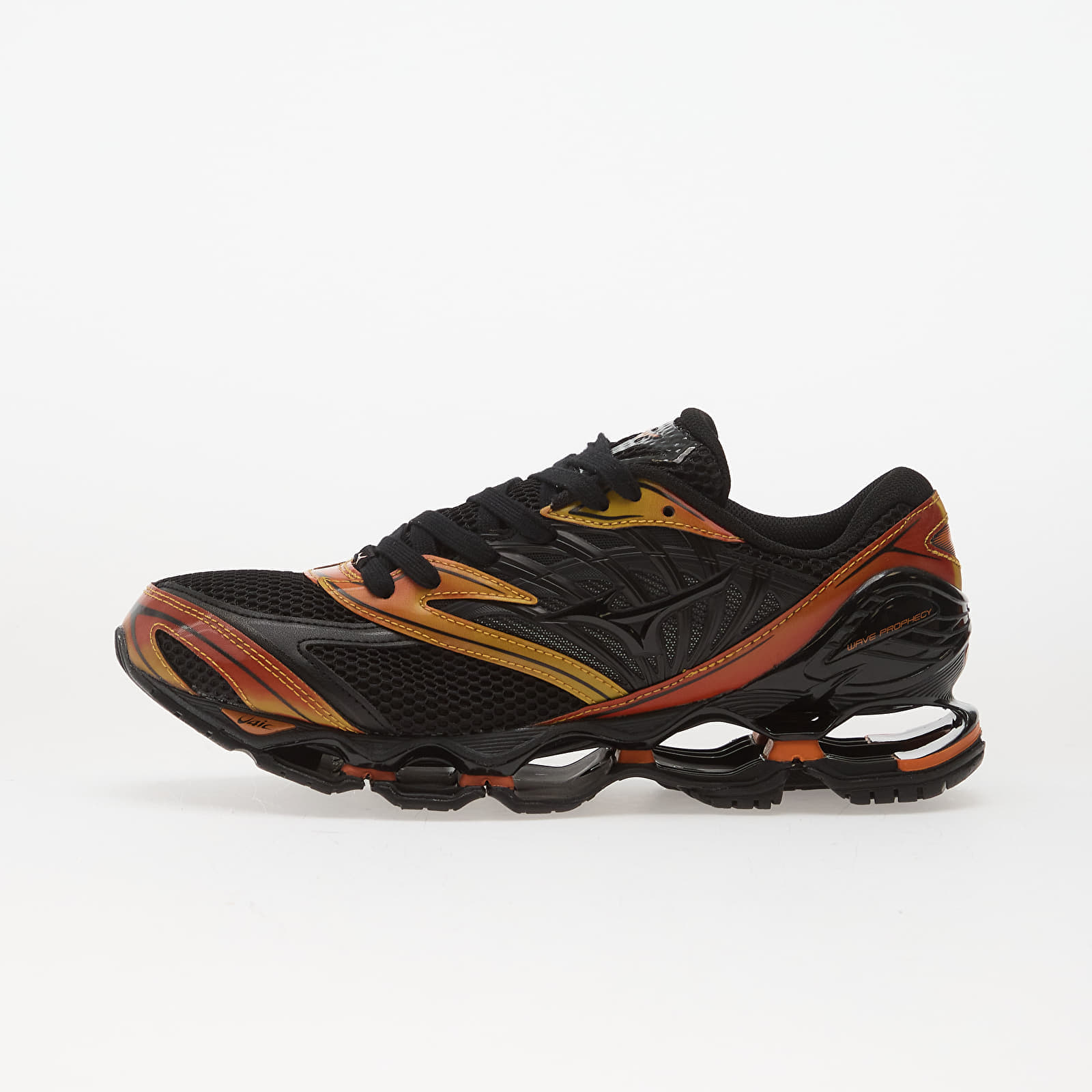Levně Tenisky Mizuno Wave Prophecy Ls (U) Black Sand/ Black/ Autumn Sunset