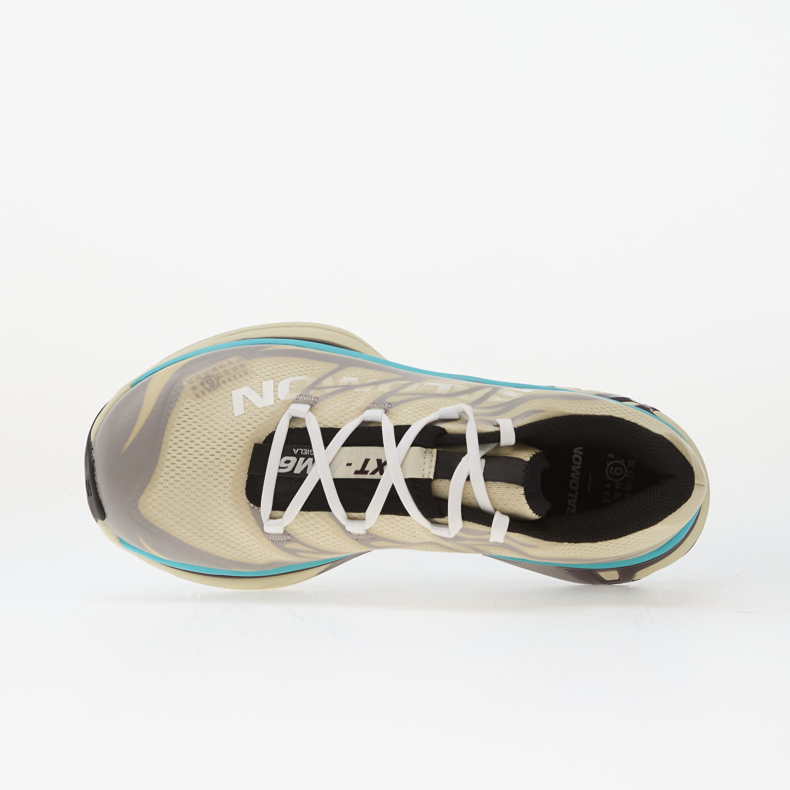 Skor för kvinnor MM6 x Salomon Sneakers Asparagus Green/ Gull/ Blue Curacao