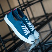Navy blue jack purcells sales