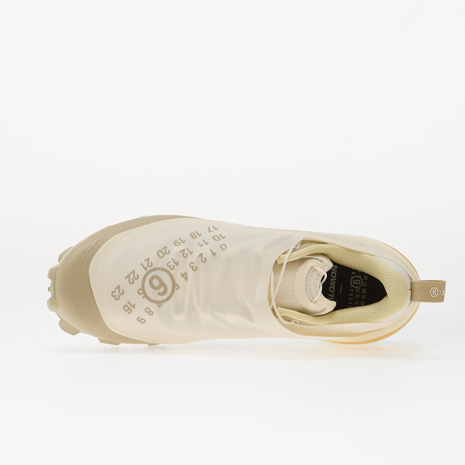 Skor för kvinnor MM6 x Salomon Sneakers Wmn Vanilla Ice/ Eucalyptus/ Transparent Yellow