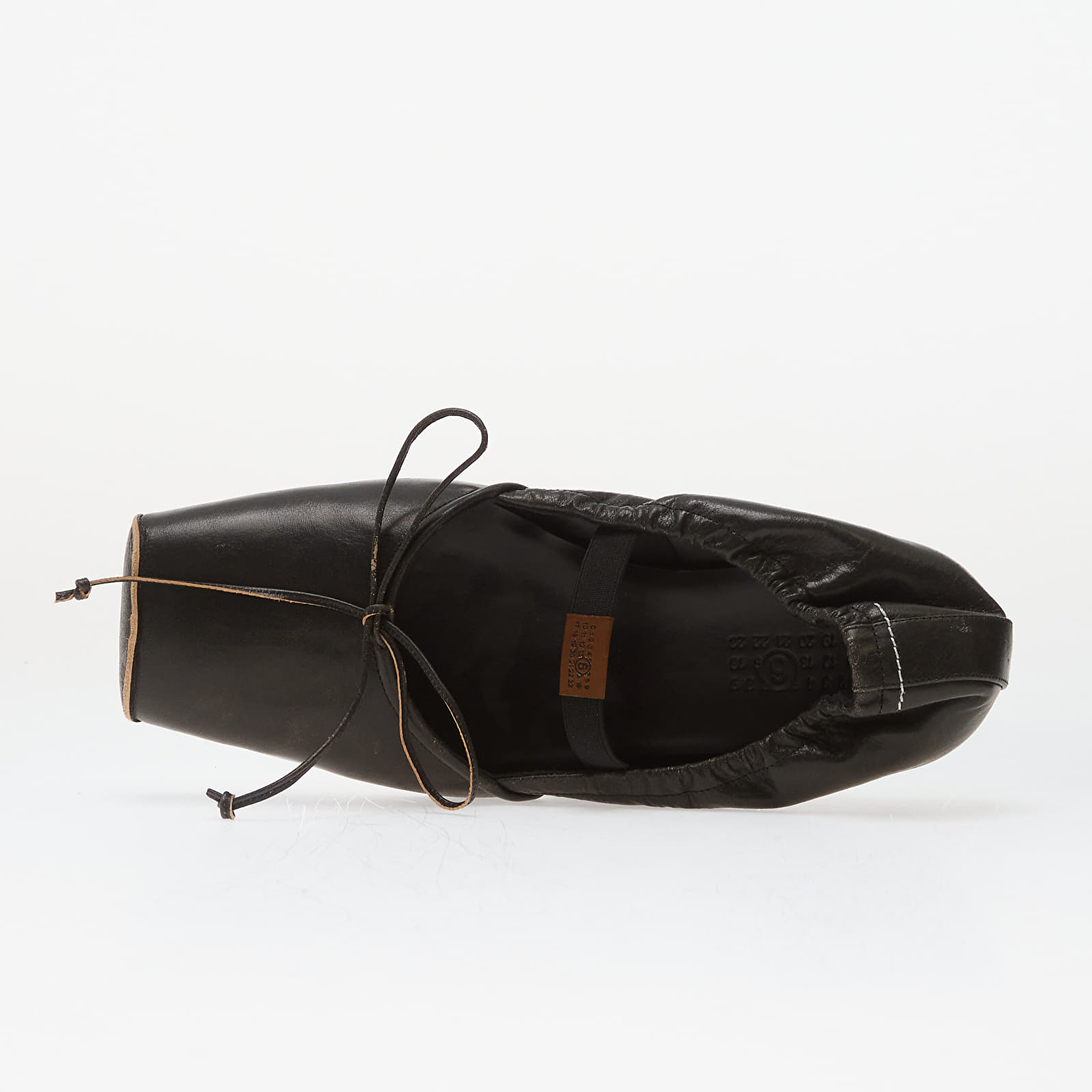 Γυναικεία παπούτσια MM6 Ballet Shoe Black/ Doe Brown