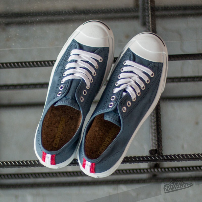 Jack Purcell ネイビー ベルクロ スニーカー Converse Jack Purcell Navy | Footshop