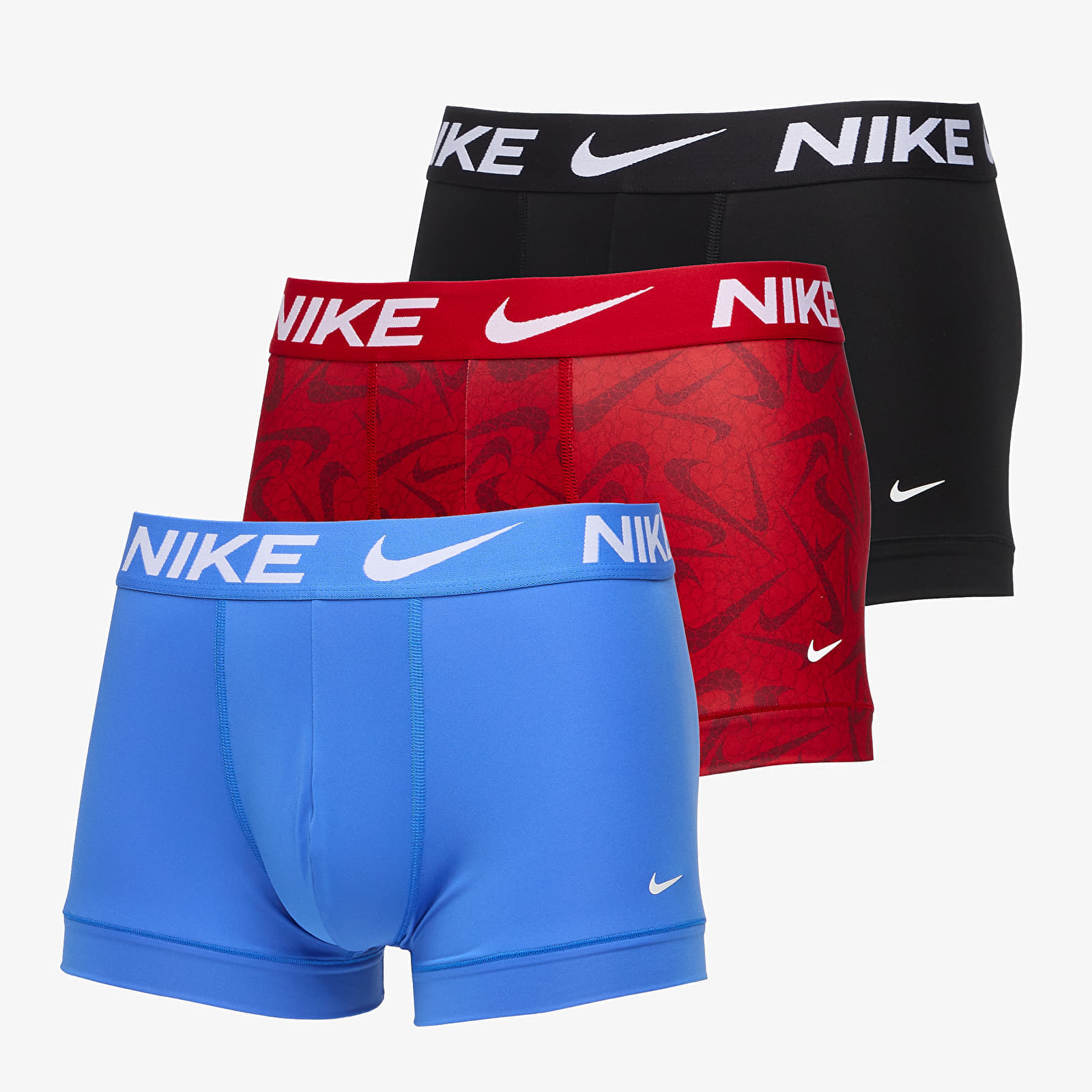 Levně Trenky Nike Trunk 3-Pack Multicolor S