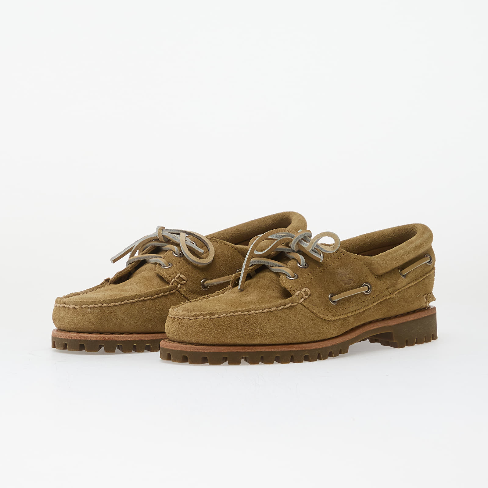 Ženske tenisice Timberland Authentic Boat Shoe Medium Beige Suede