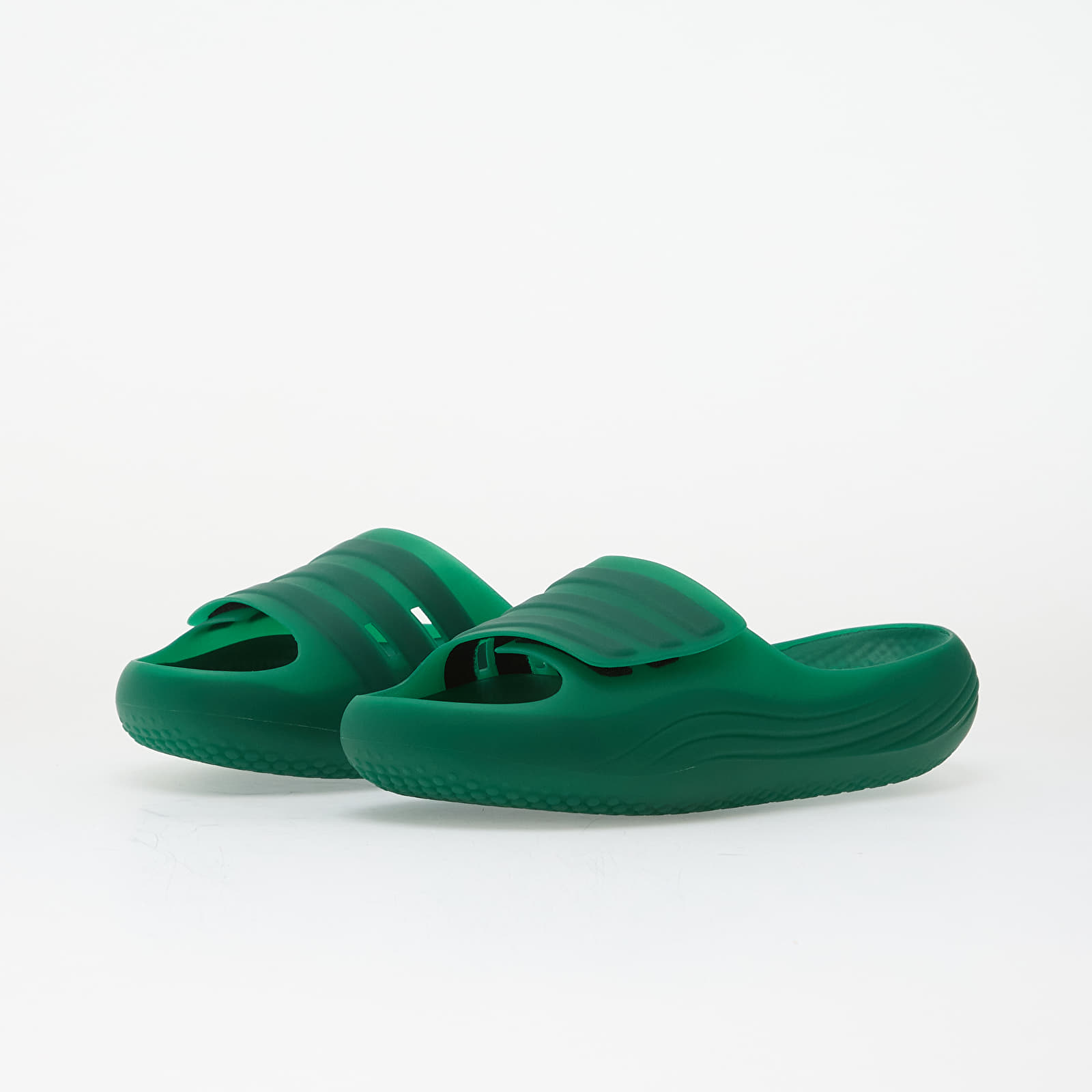 Pánské tenisky a boty adidas Adislide Core Black/ Bold Green/ Core Black