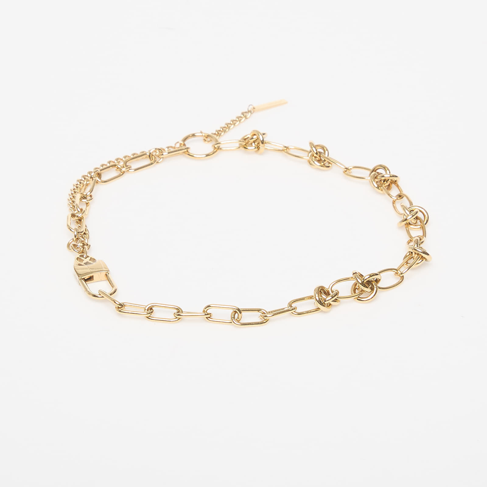 Levně Náhrdelník Vitaly Knot x Stainless Steel Gold 40 cm