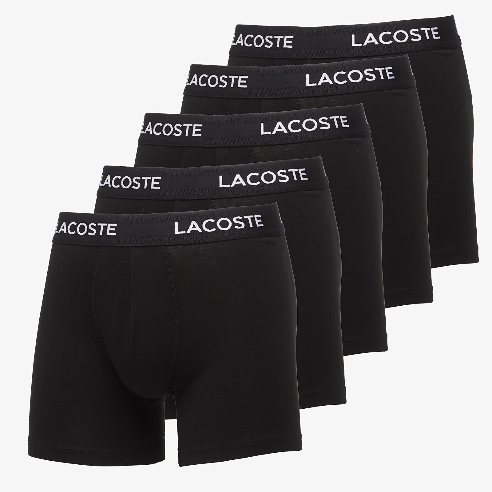 Ανδρικά μποξεράκια LACOSTE 3 Packs Boxer Brief Black