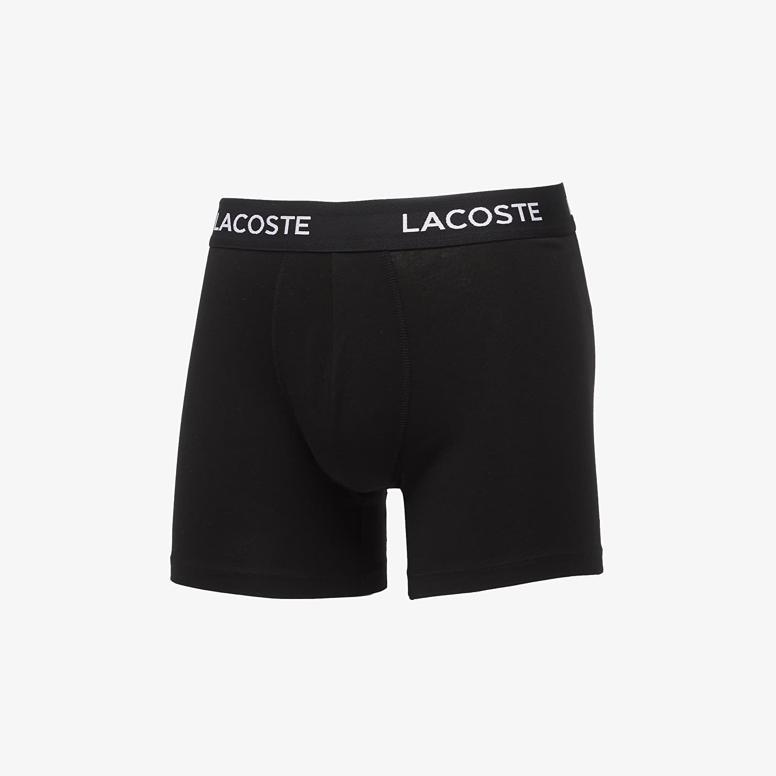 Ανδρικά μποξεράκια LACOSTE 3 Packs Boxer Brief Black