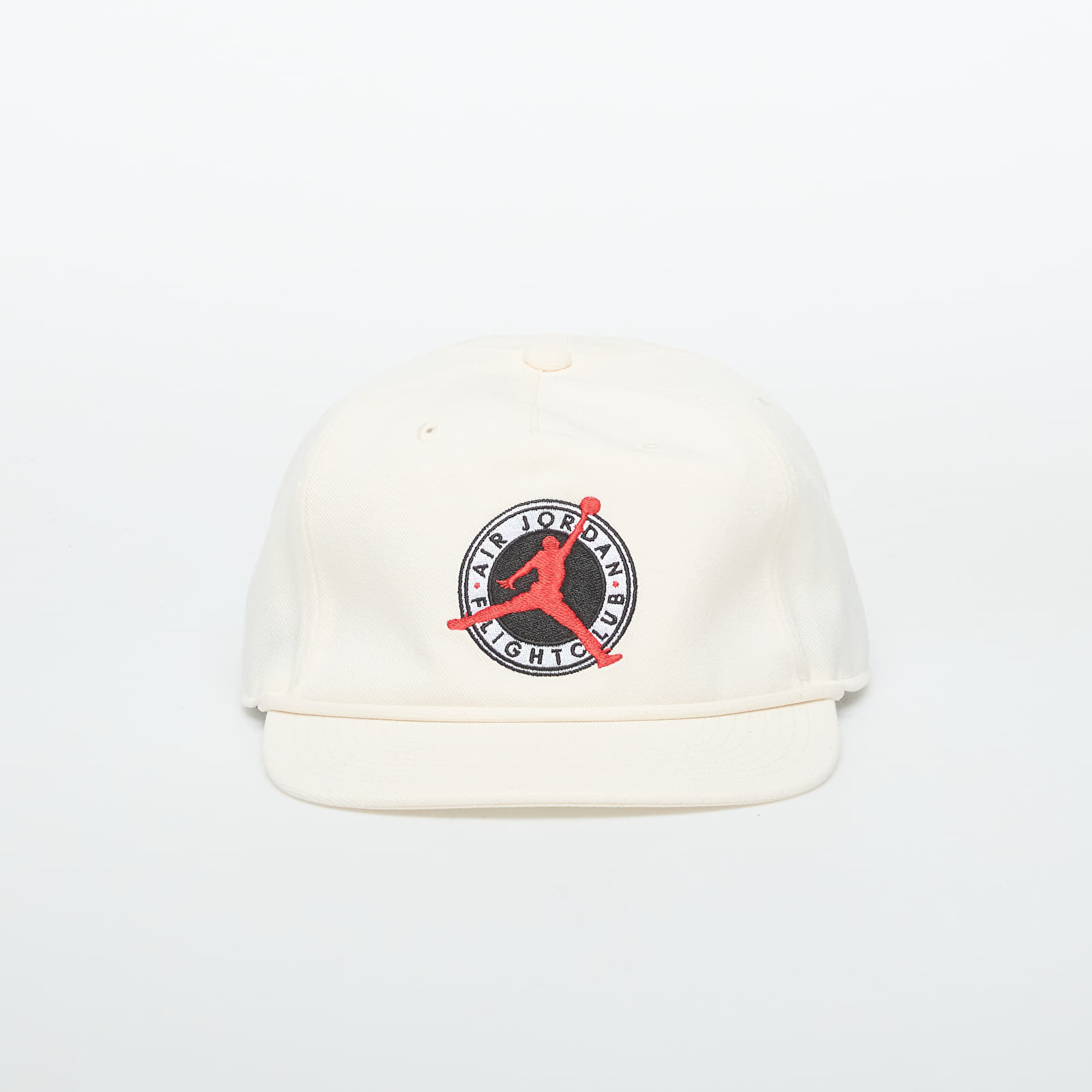Czapka Jordan Flight Club Pro Unstructured Flat Bill Hat Pale Ivory/ Black S/M